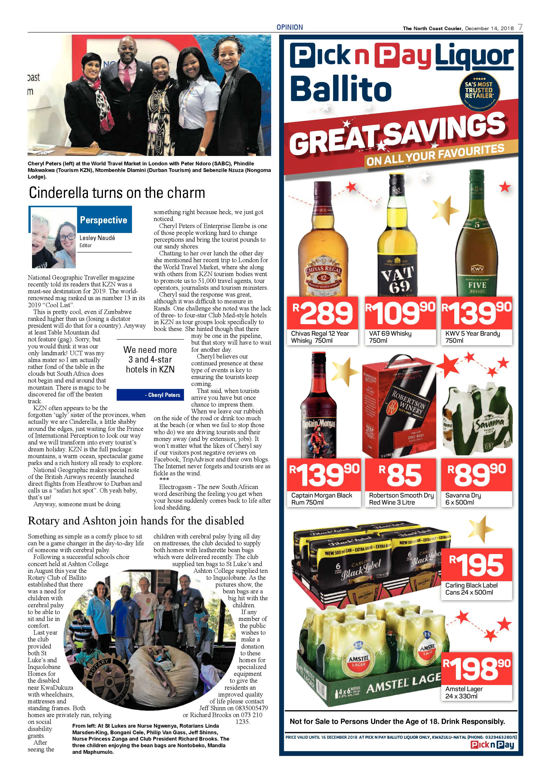 The North Coast Courier – 14 December 2018 page 7