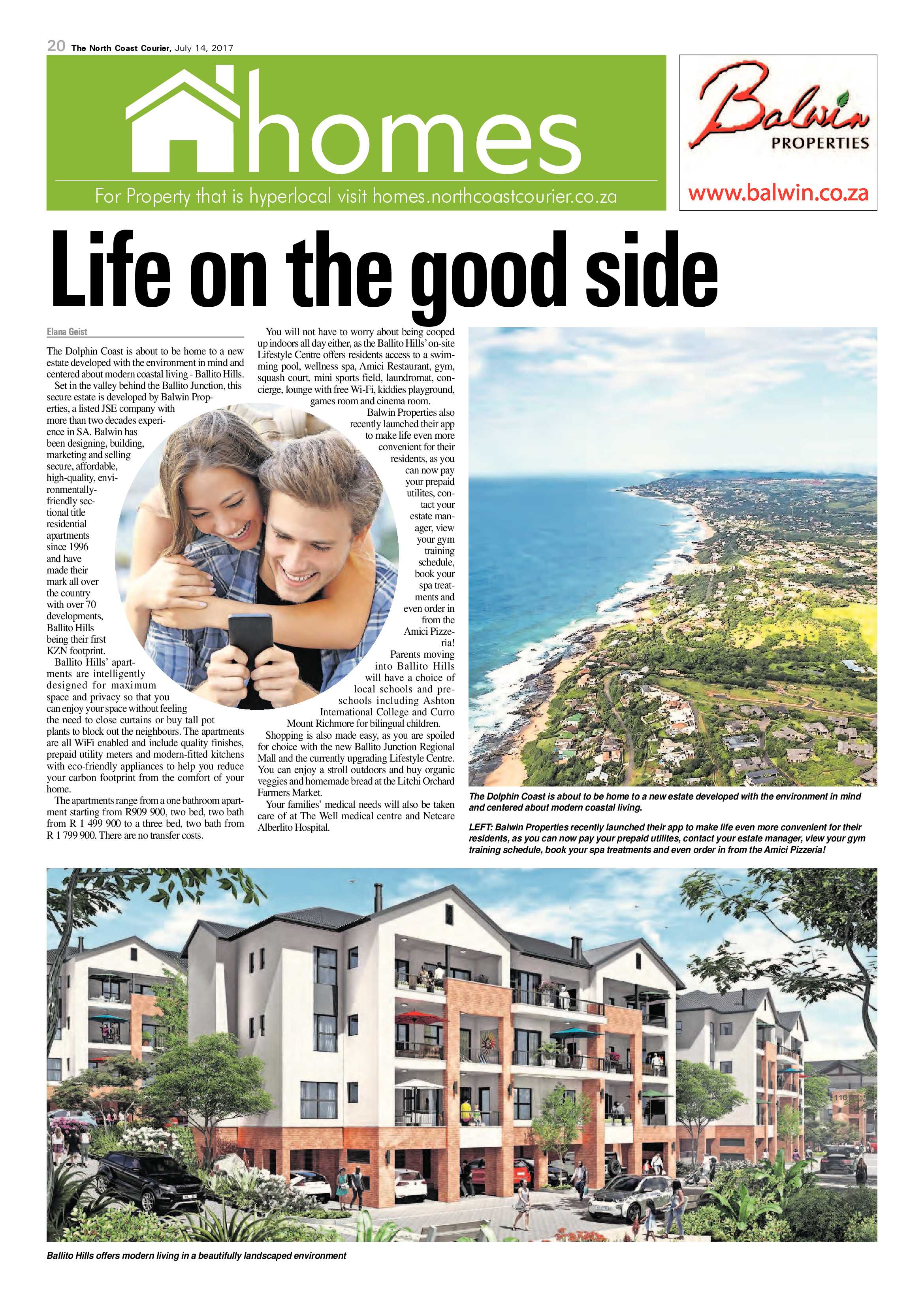 The North Coast Courier – 14 July 2017 page 20