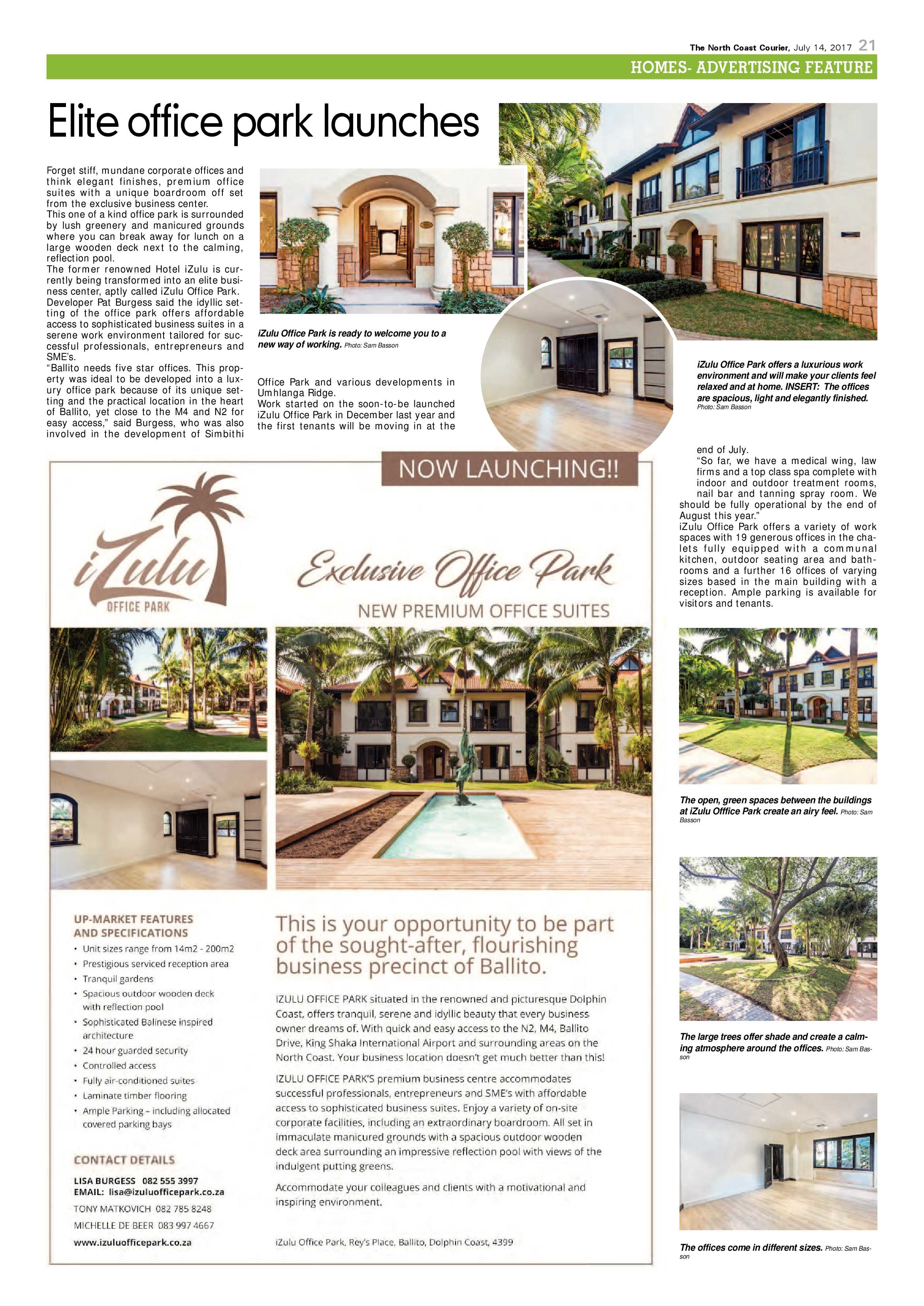 The North Coast Courier – 14 July 2017 page 21