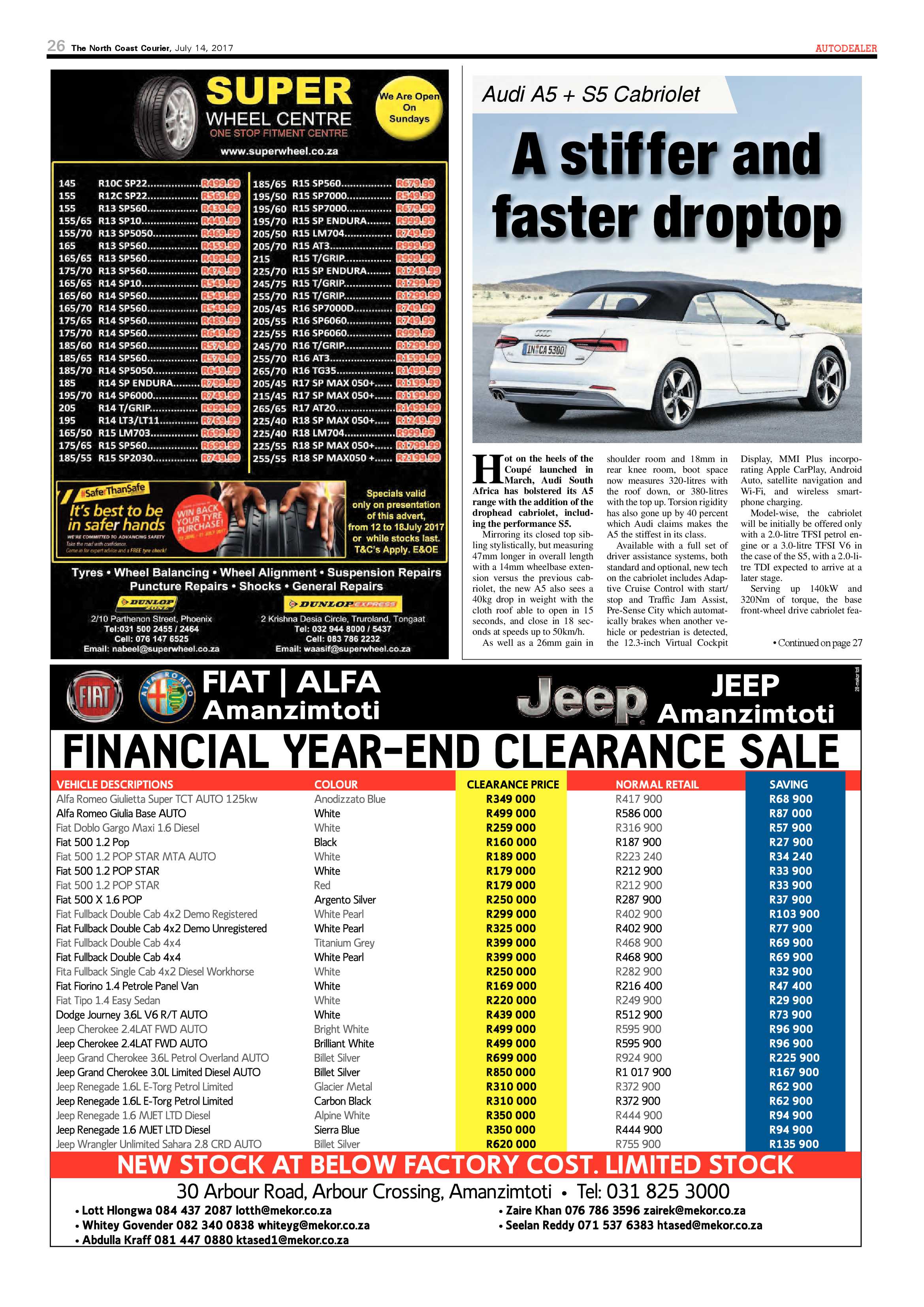 The North Coast Courier – 14 July 2017 page 26