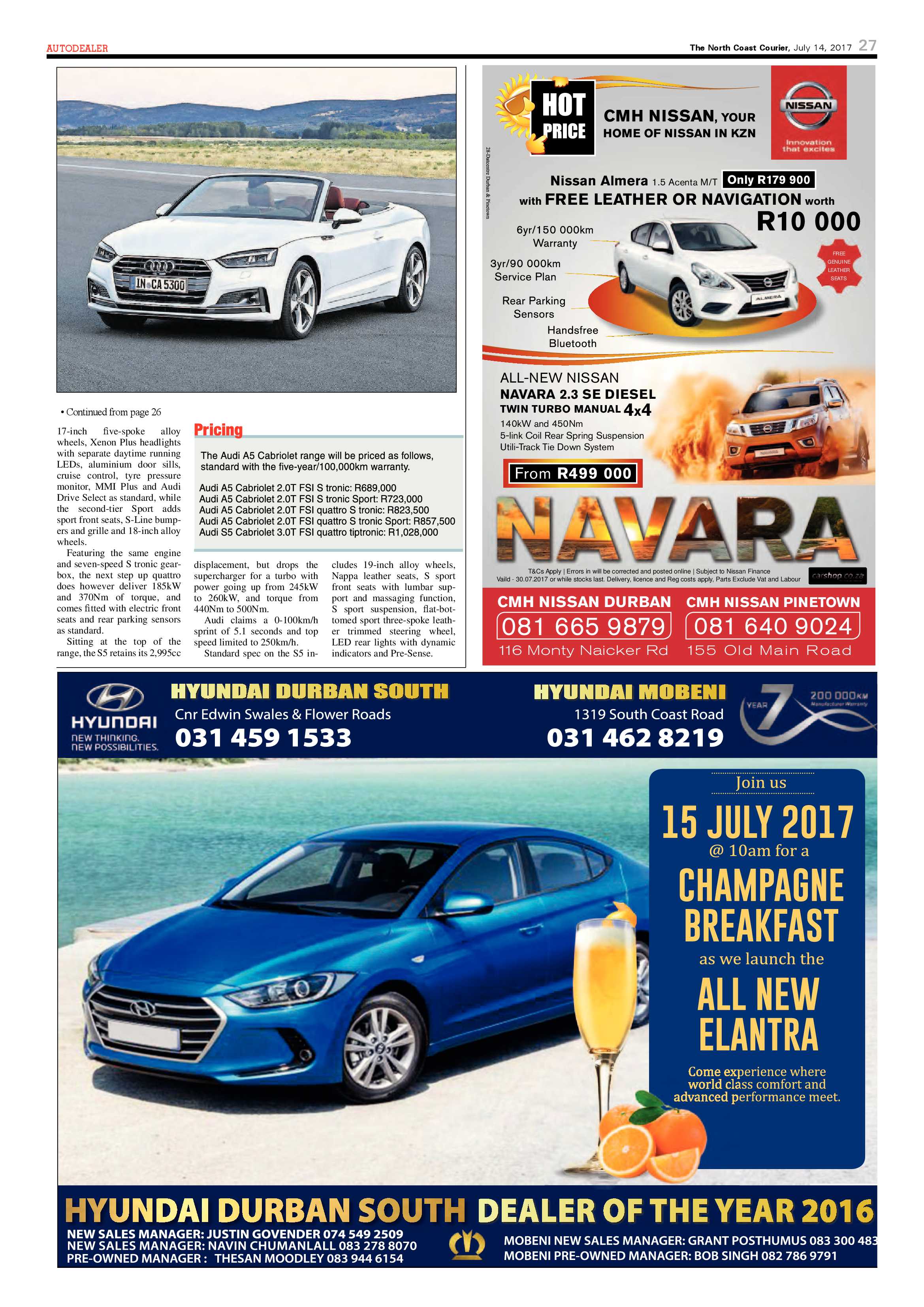 The North Coast Courier – 14 July 2017 page 27