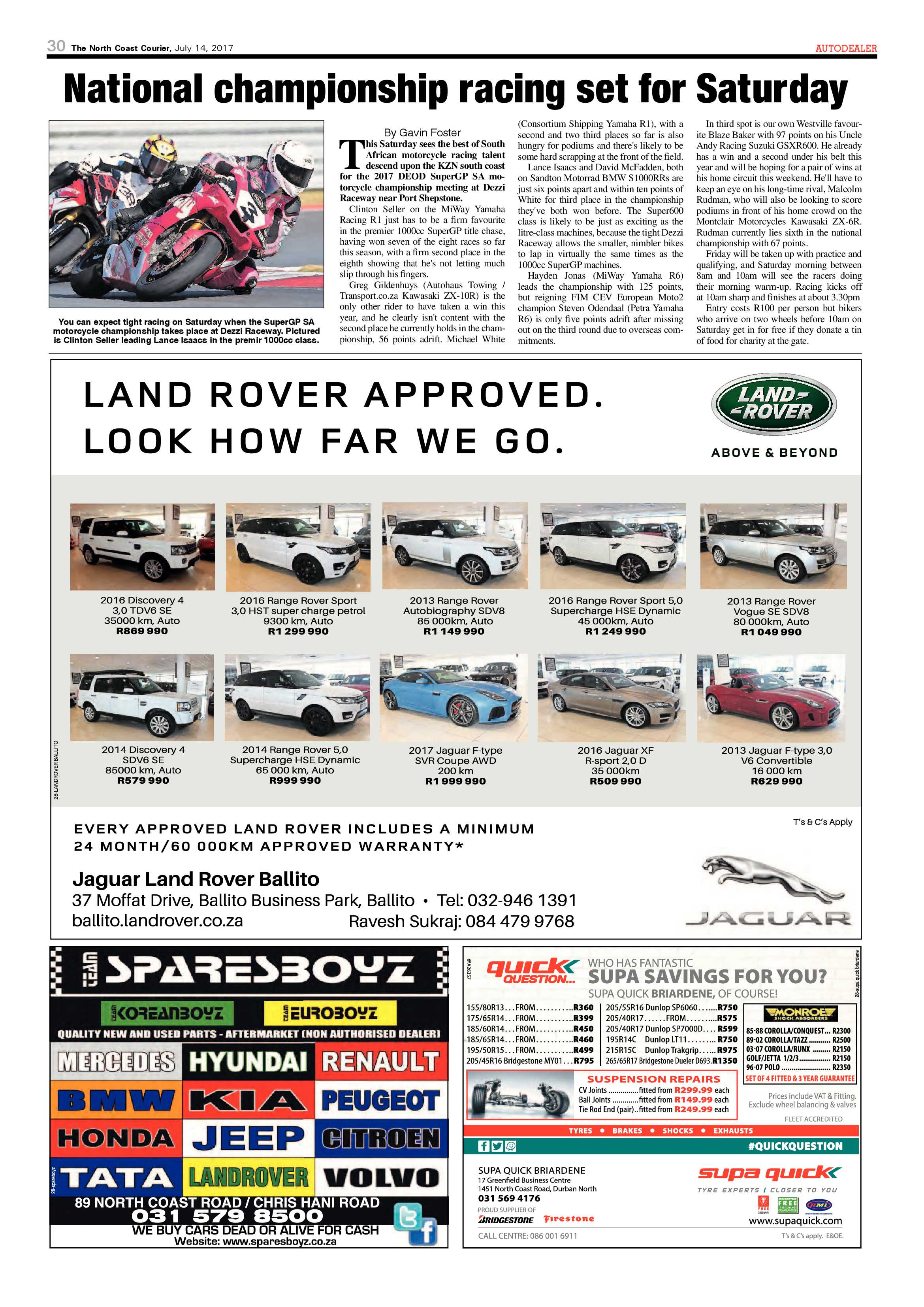 The North Coast Courier – 14 July 2017 page 30