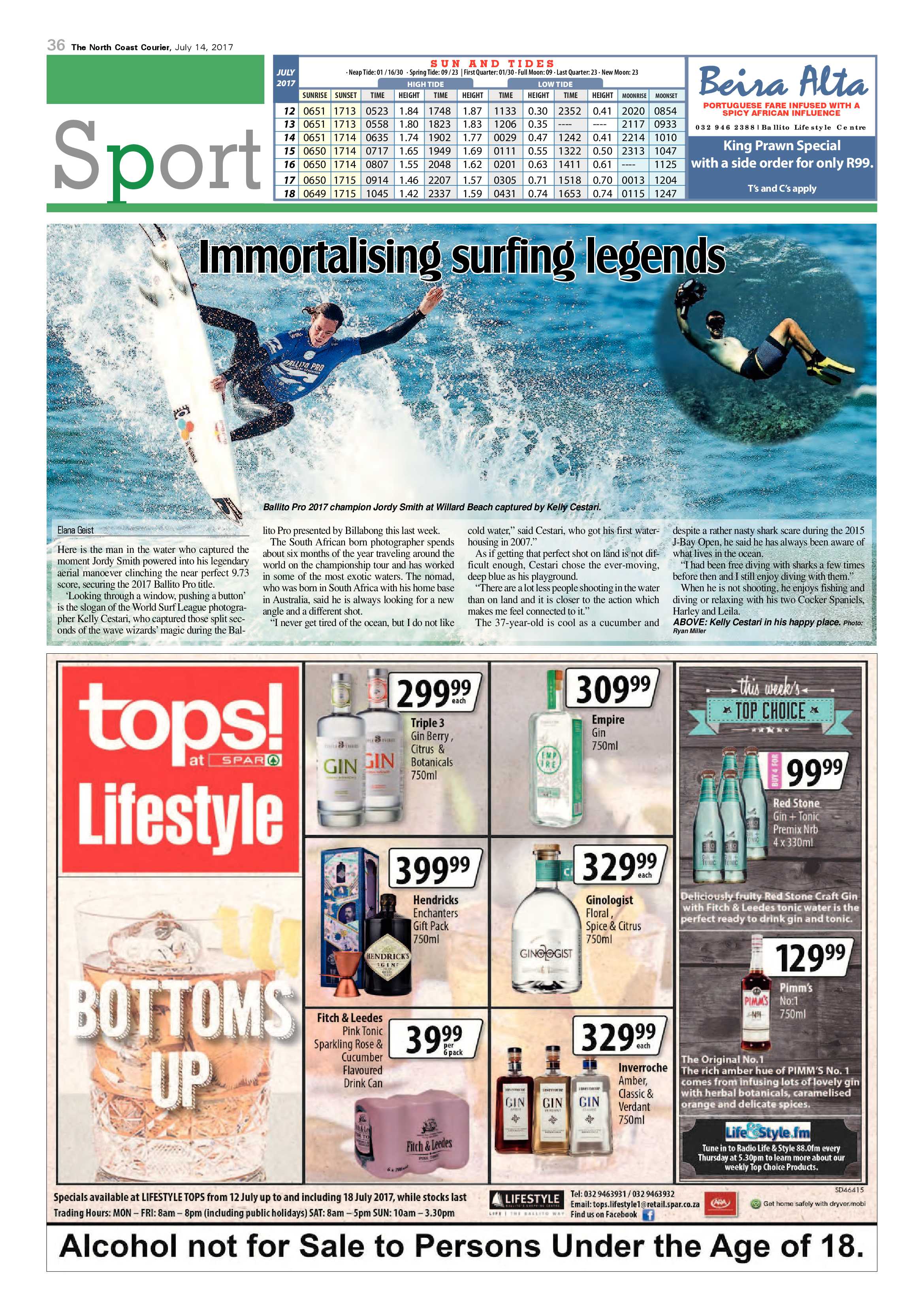 The North Coast Courier – 14 July 2017 page 36