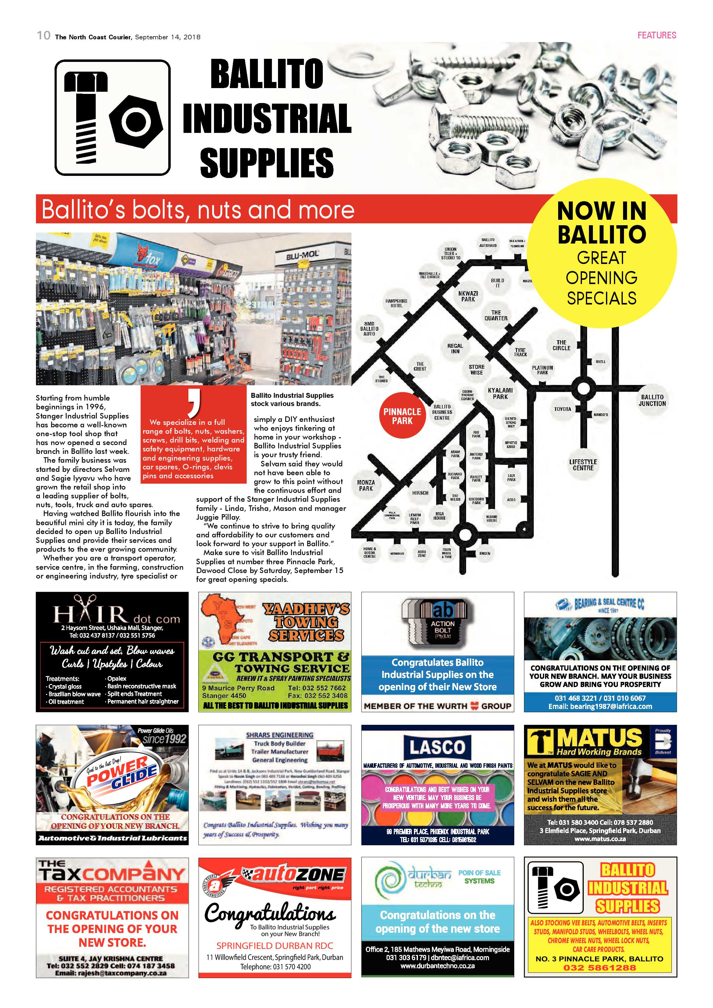 The North Coast Courier – 14 September 2018 page 10
