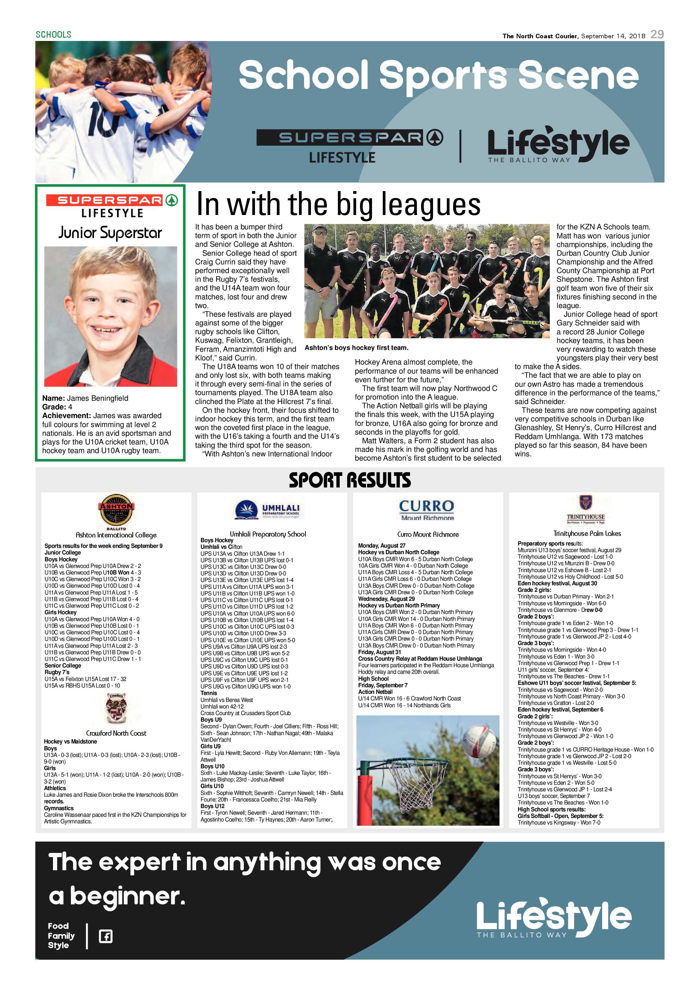 The North Coast Courier – 14 September 2018 page 29
