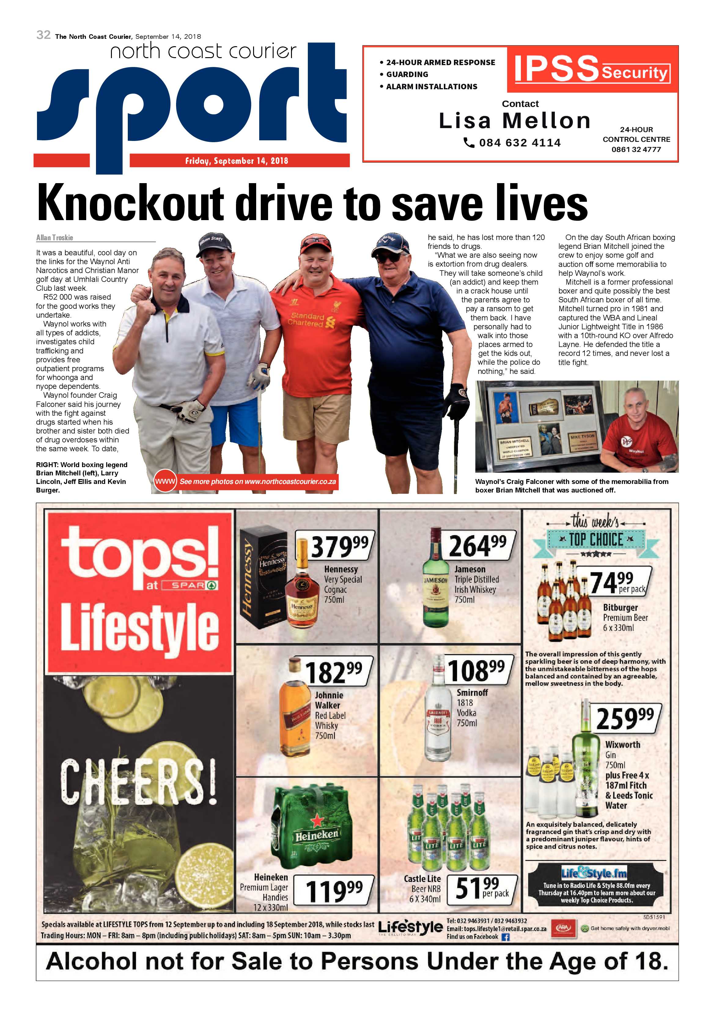 The North Coast Courier – 14 September 2018 page 32