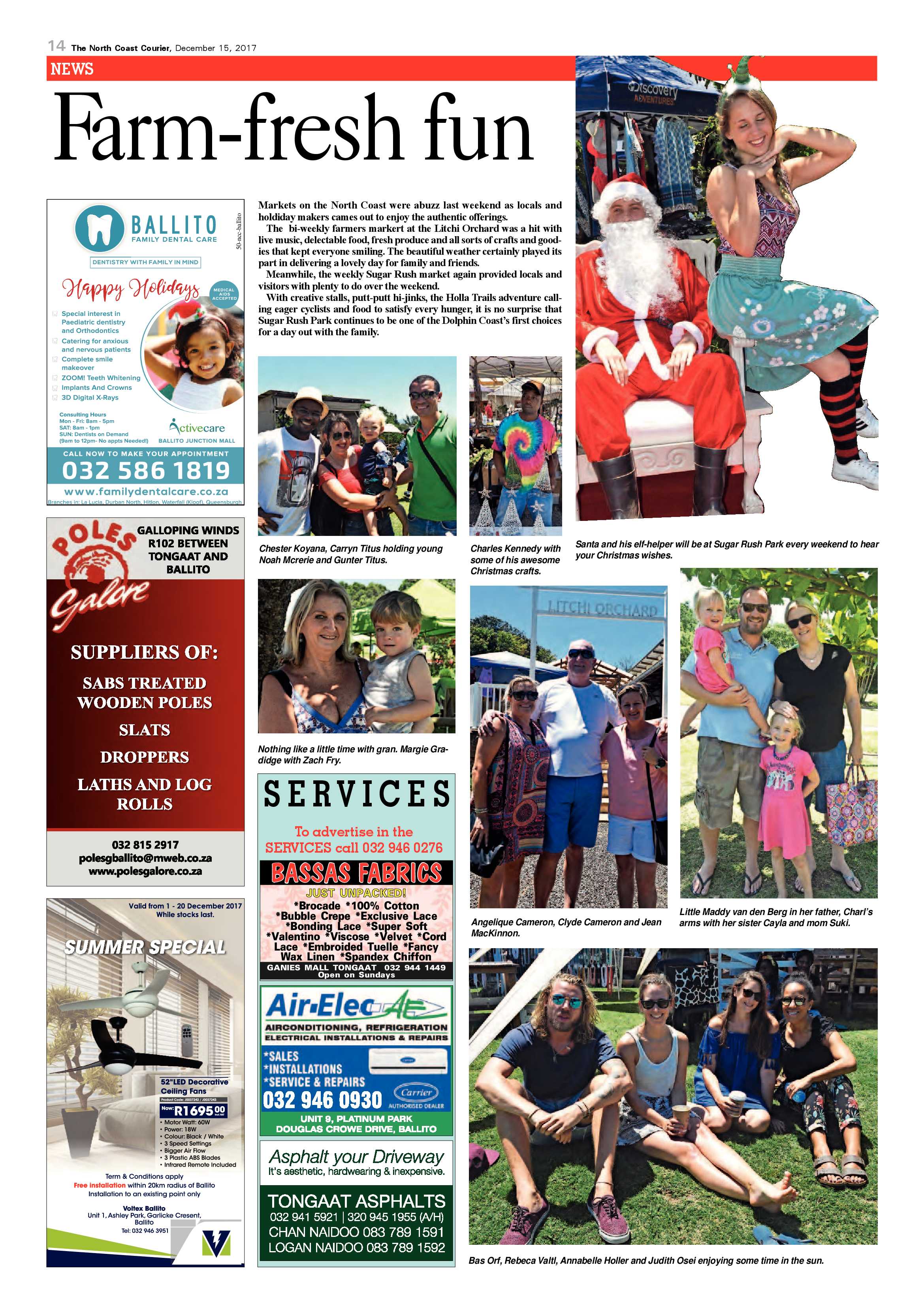 The North Coast Courier – 15 December 2017 page 14