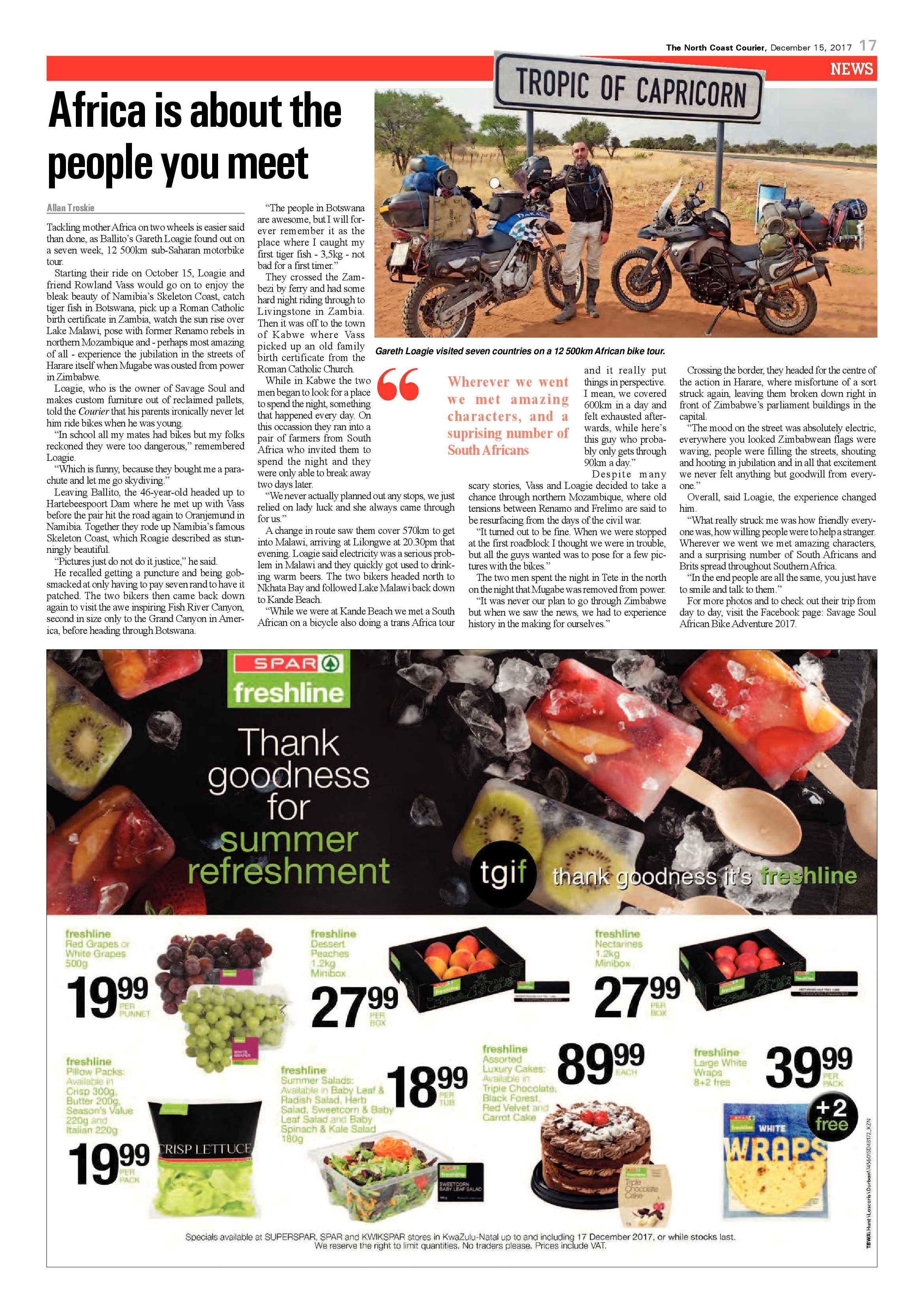 The North Coast Courier – 15 December 2017 page 17