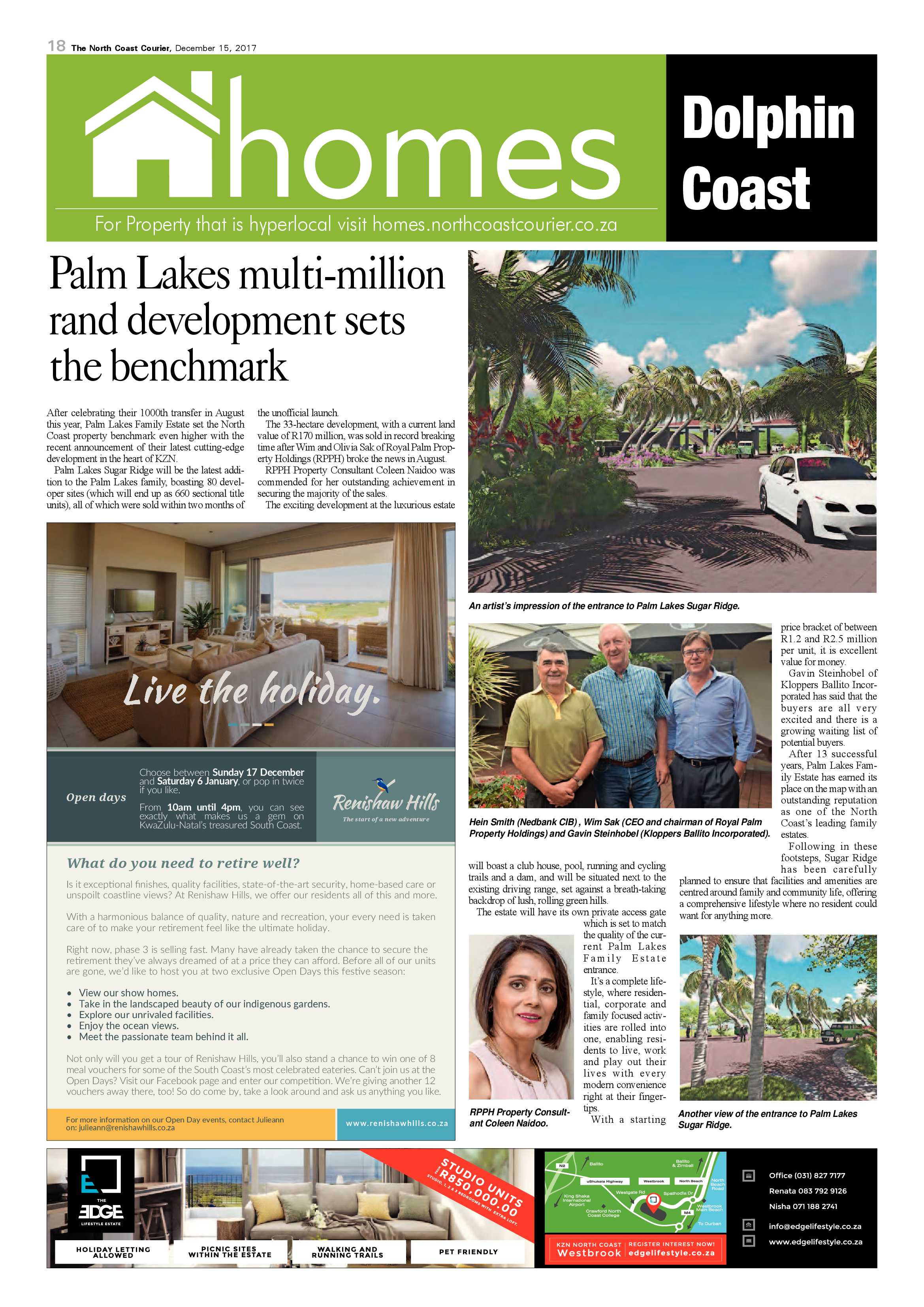 The North Coast Courier – 15 December 2017 page 18