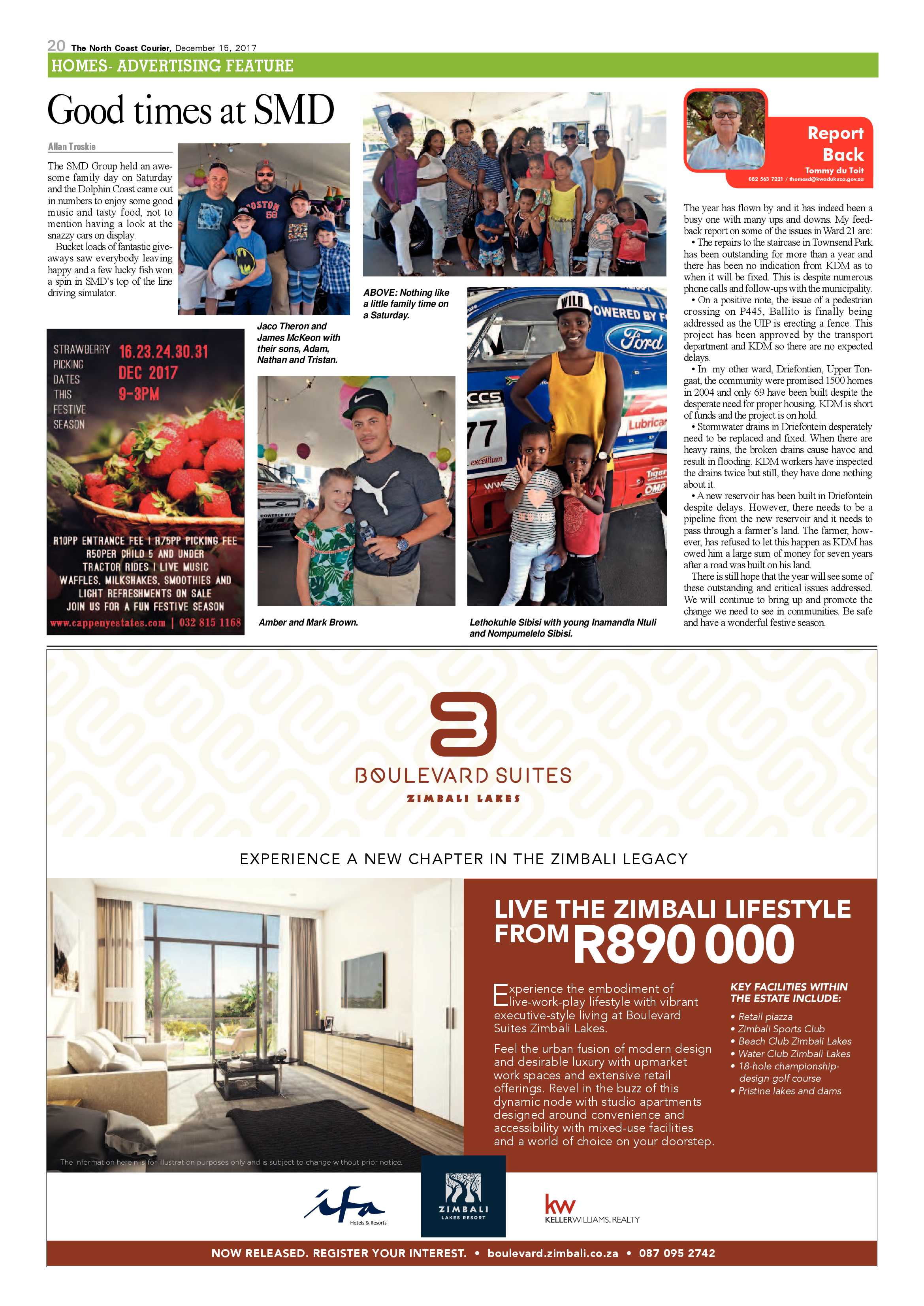 The North Coast Courier – 15 December 2017 page 20