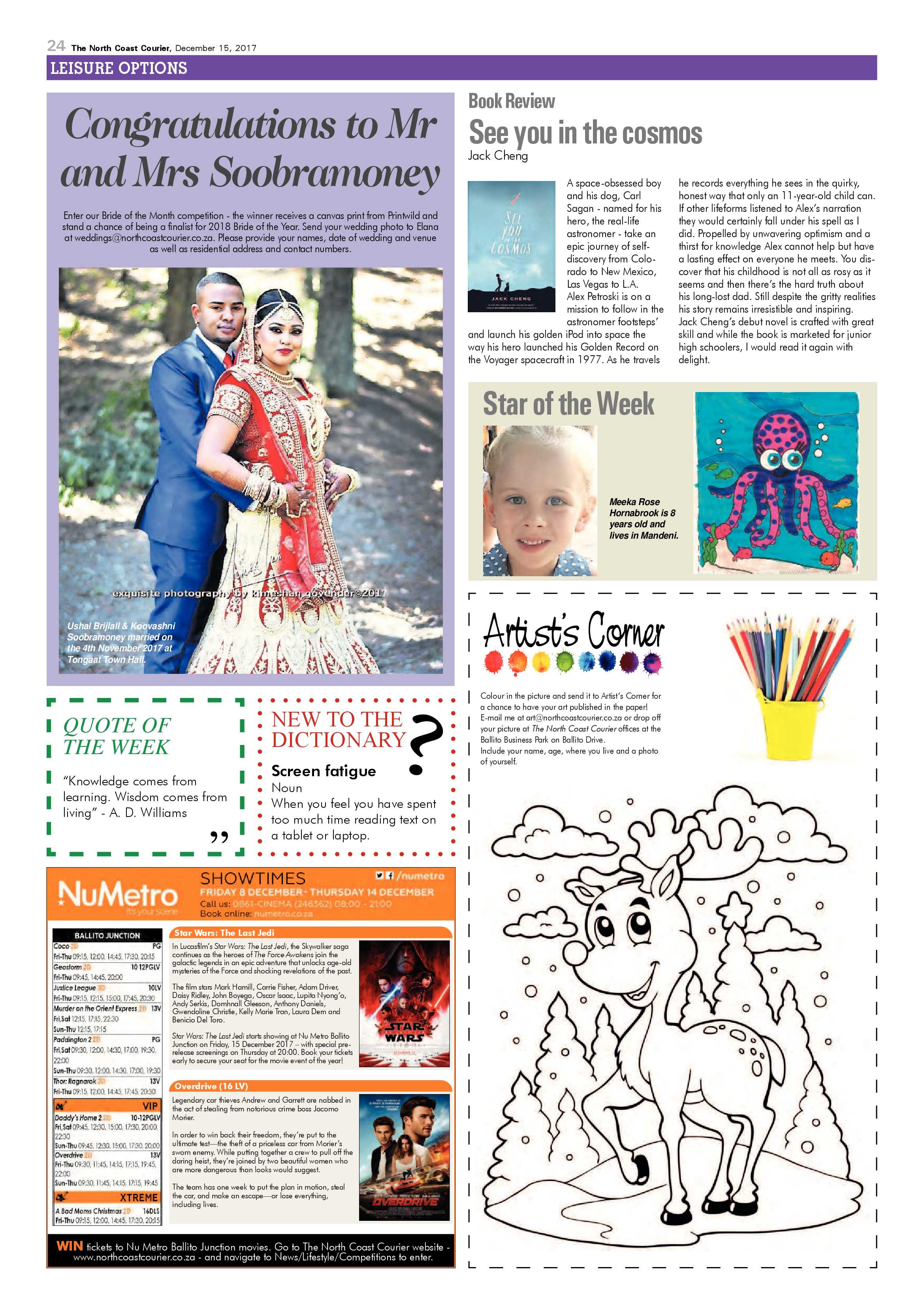 The North Coast Courier – 15 December 2017 page 24