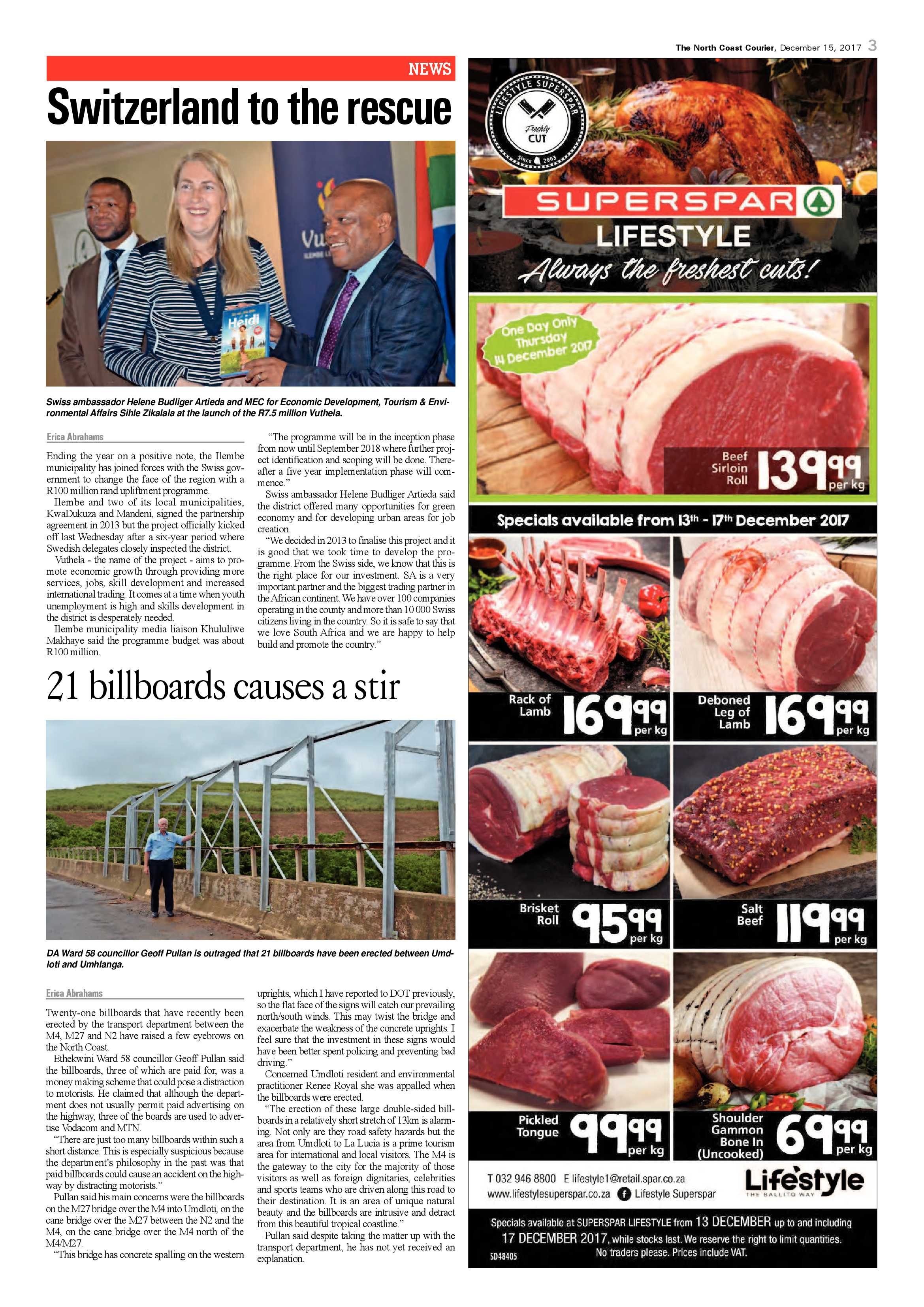 The North Coast Courier – 15 December 2017 page 3