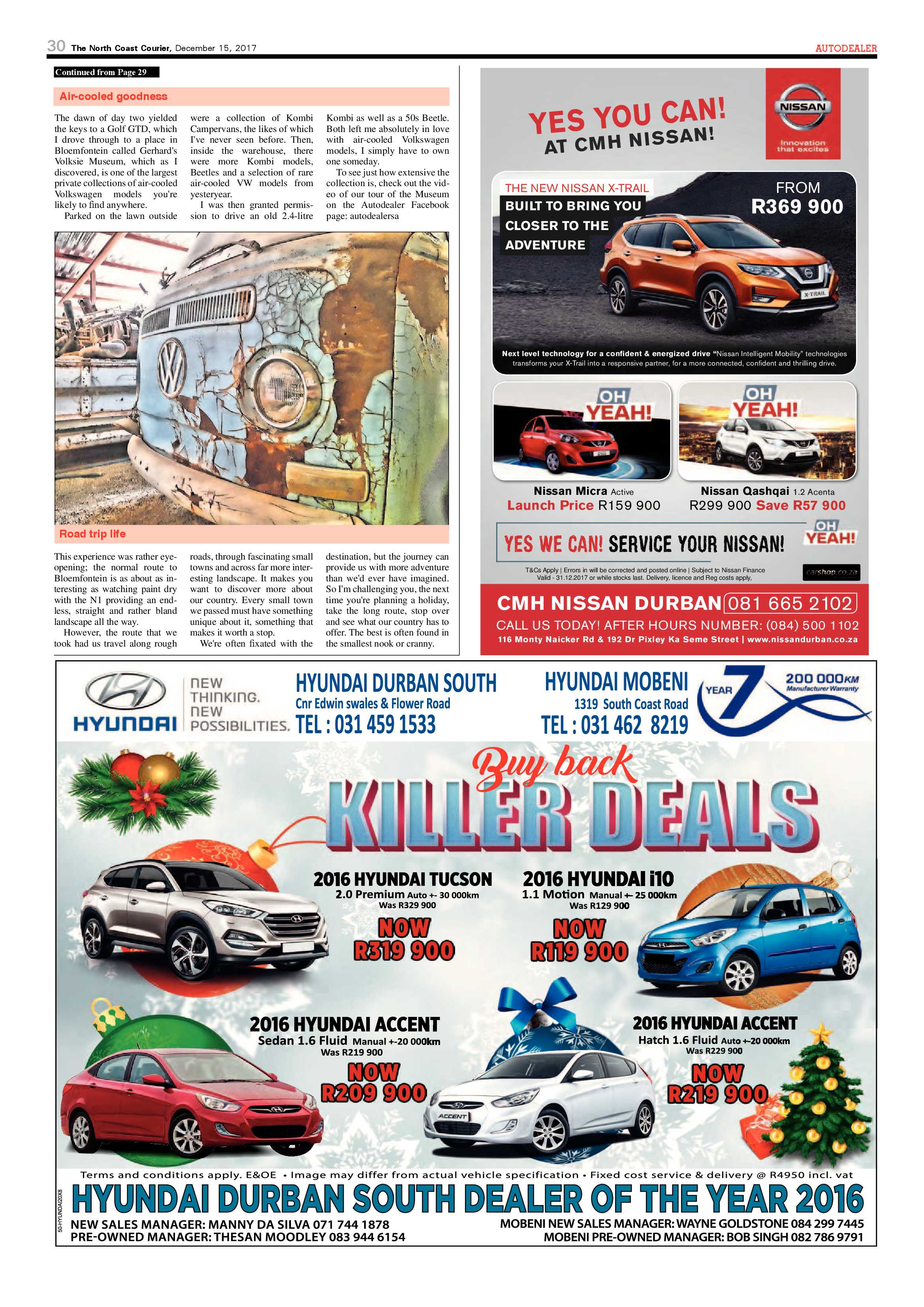The North Coast Courier – 15 December 2017 page 30