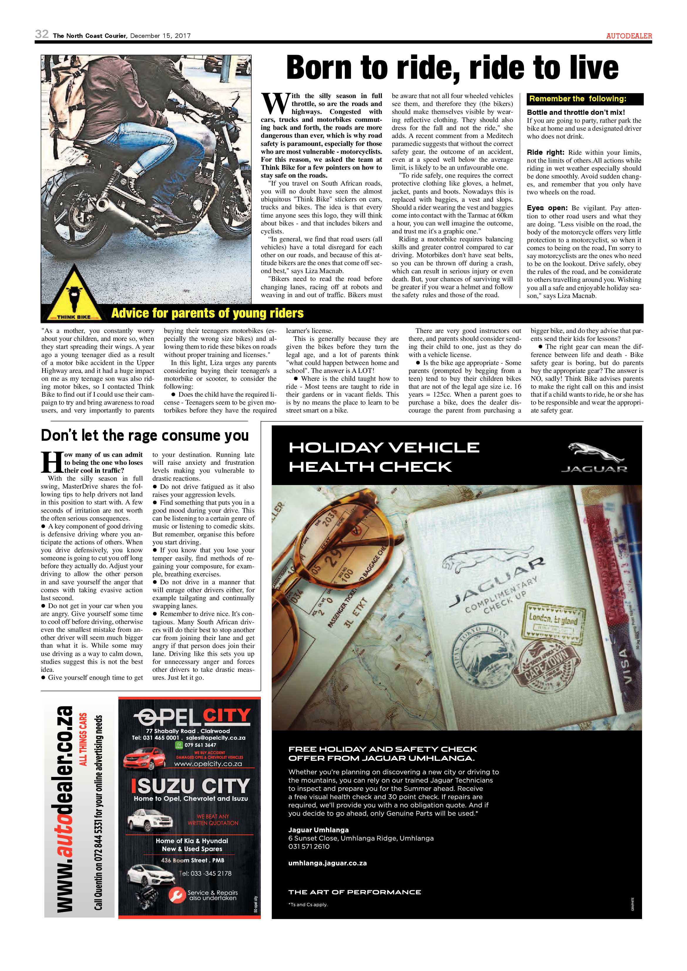 The North Coast Courier – 15 December 2017 page 32
