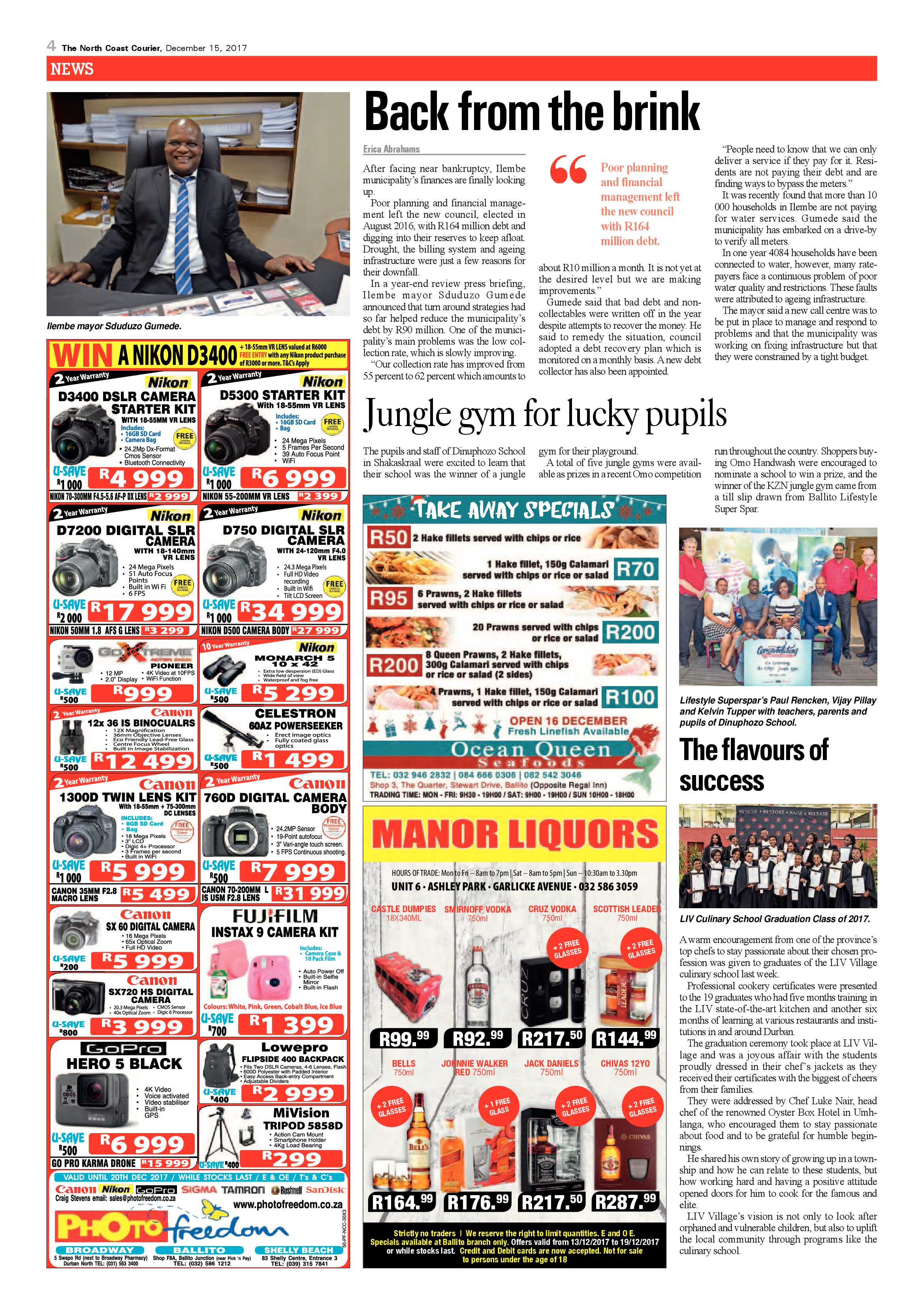 The North Coast Courier – 15 December 2017 page 4