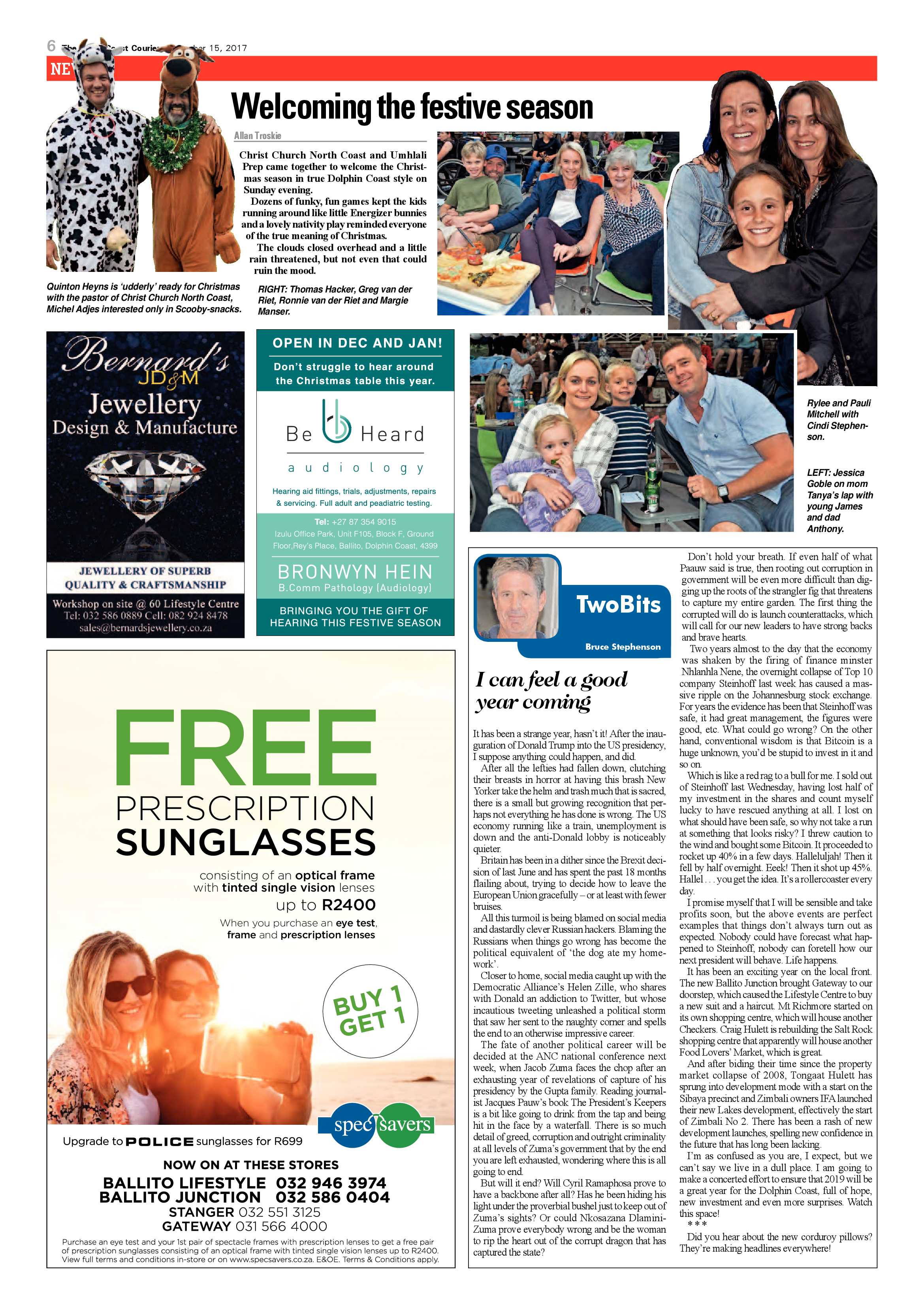 The North Coast Courier – 15 December 2017 page 6
