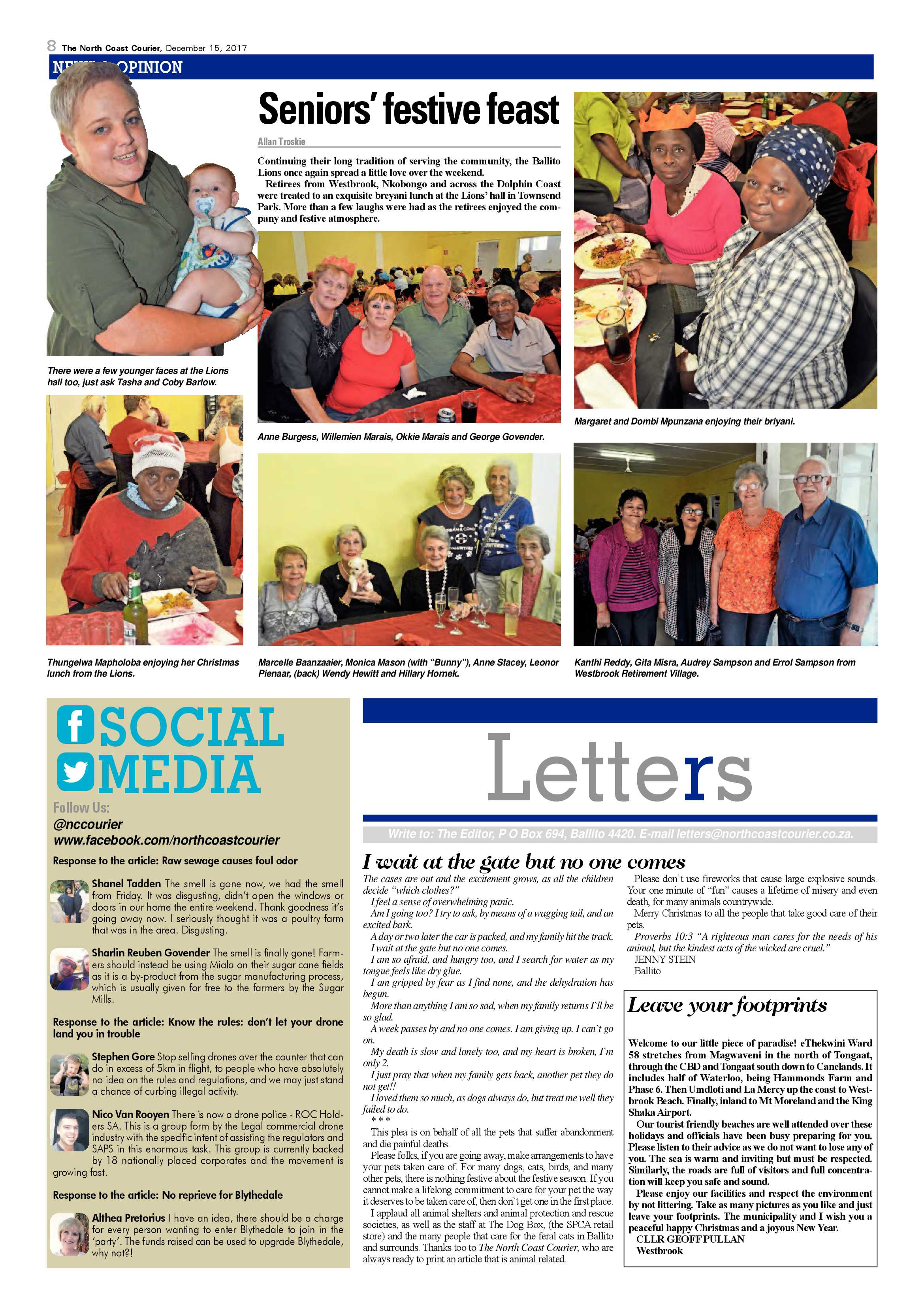The North Coast Courier – 15 December 2017 page 8