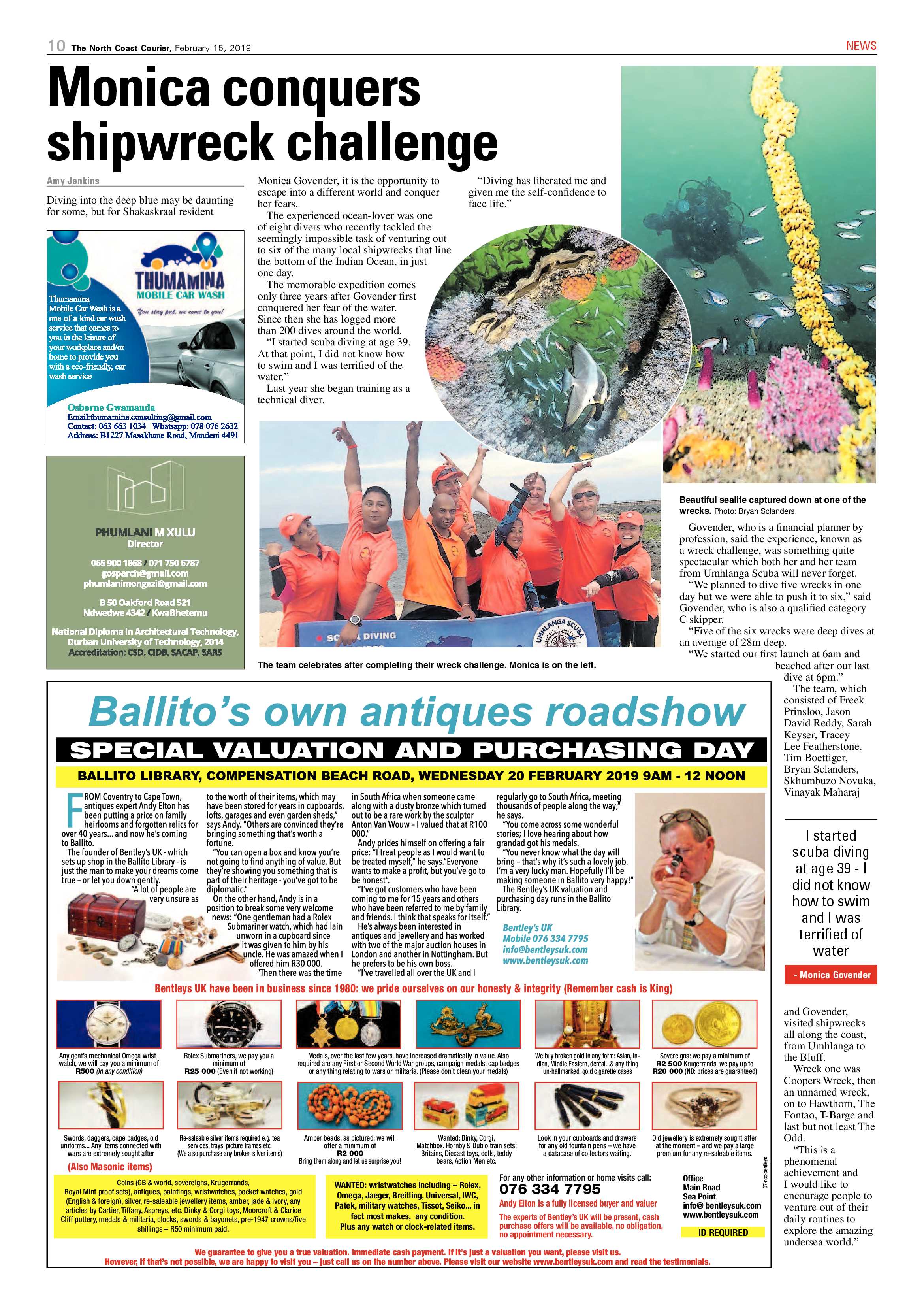 The North Coast Courier – 15 February 2019 page 10