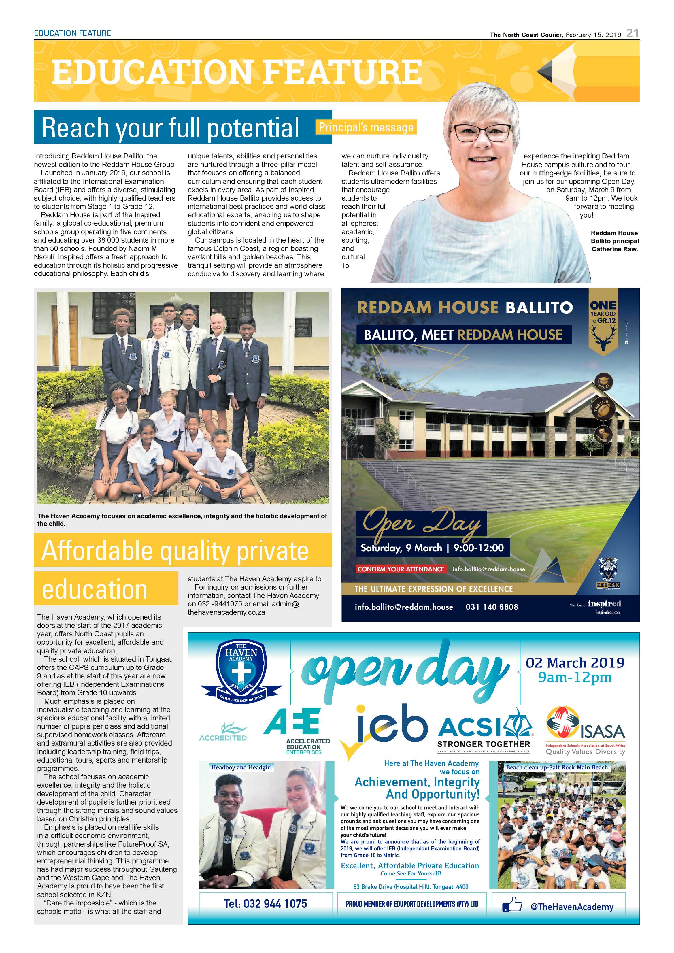 The North Coast Courier – 15 February 2019 page 21