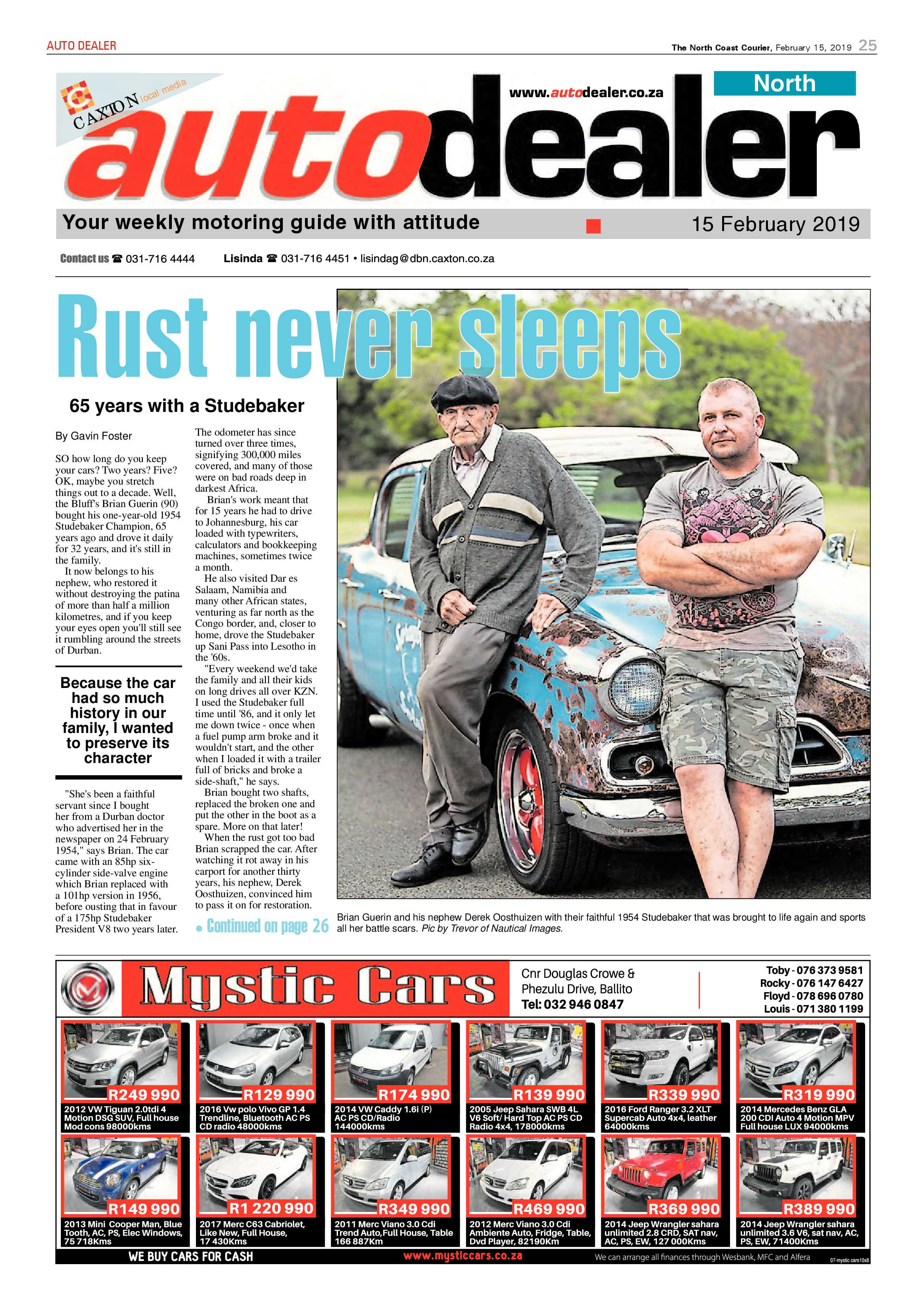 The North Coast Courier – 15 February 2019 page 25