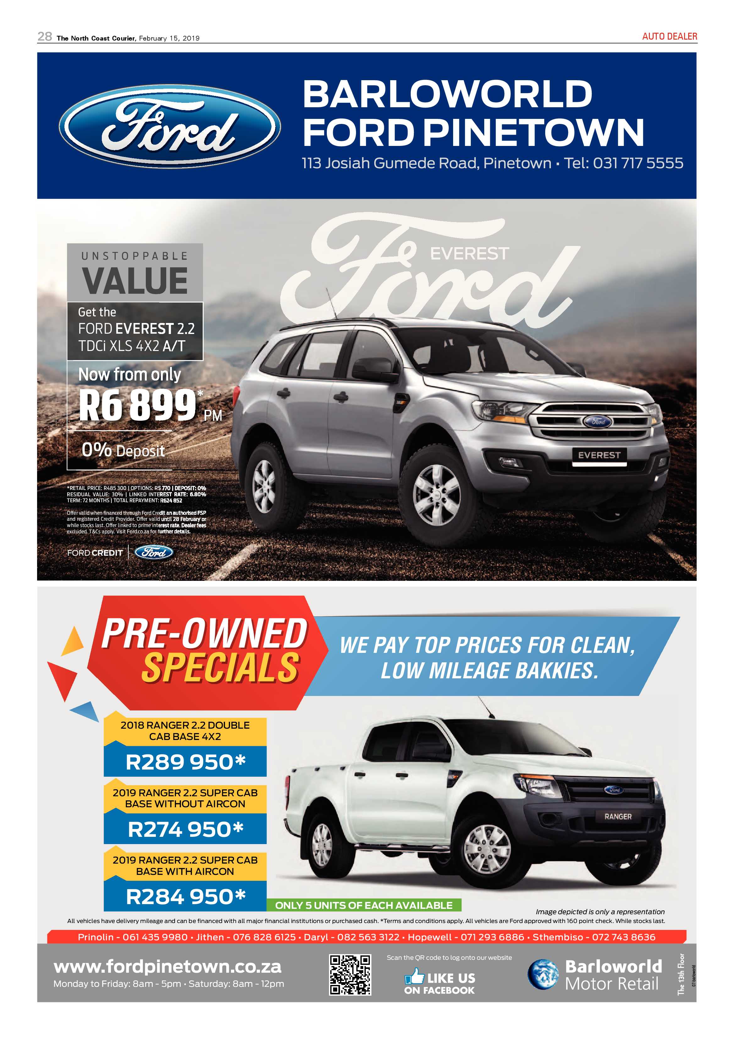 The North Coast Courier – 15 February 2019 page 28