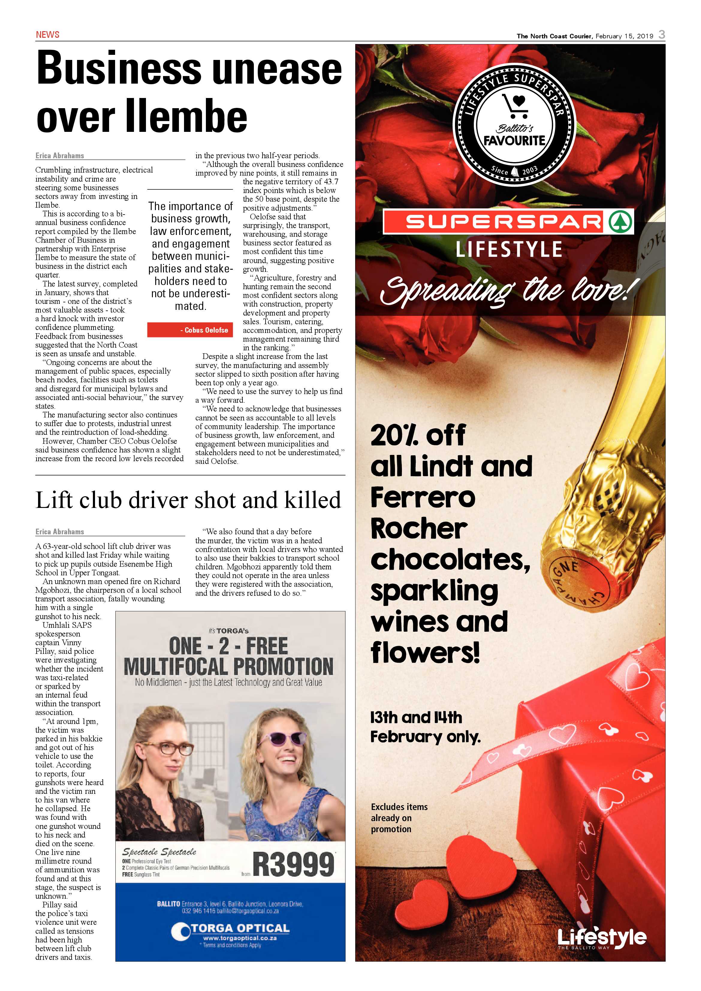 The North Coast Courier – 15 February 2019 page 3