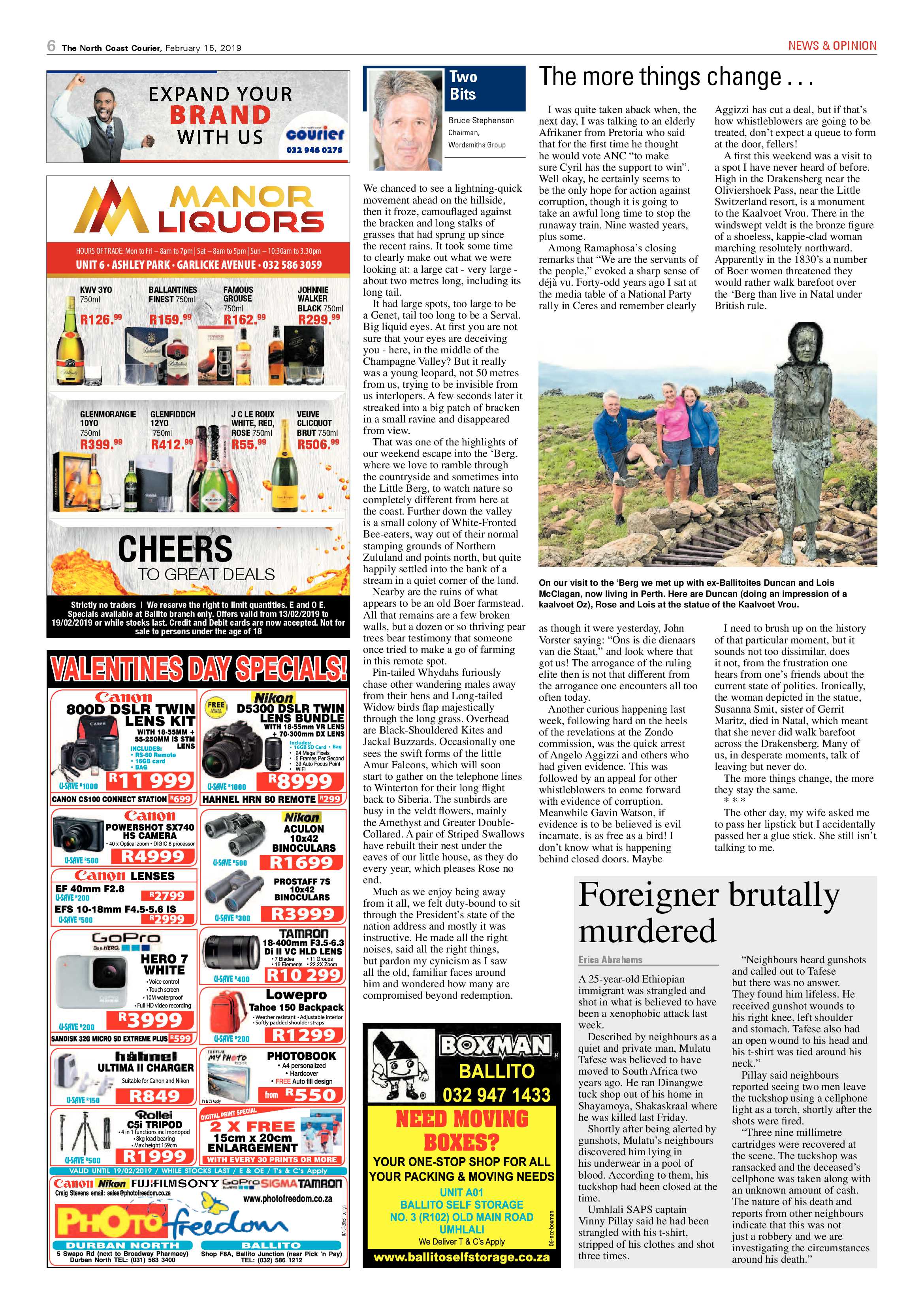 The North Coast Courier – 15 February 2019 page 6
