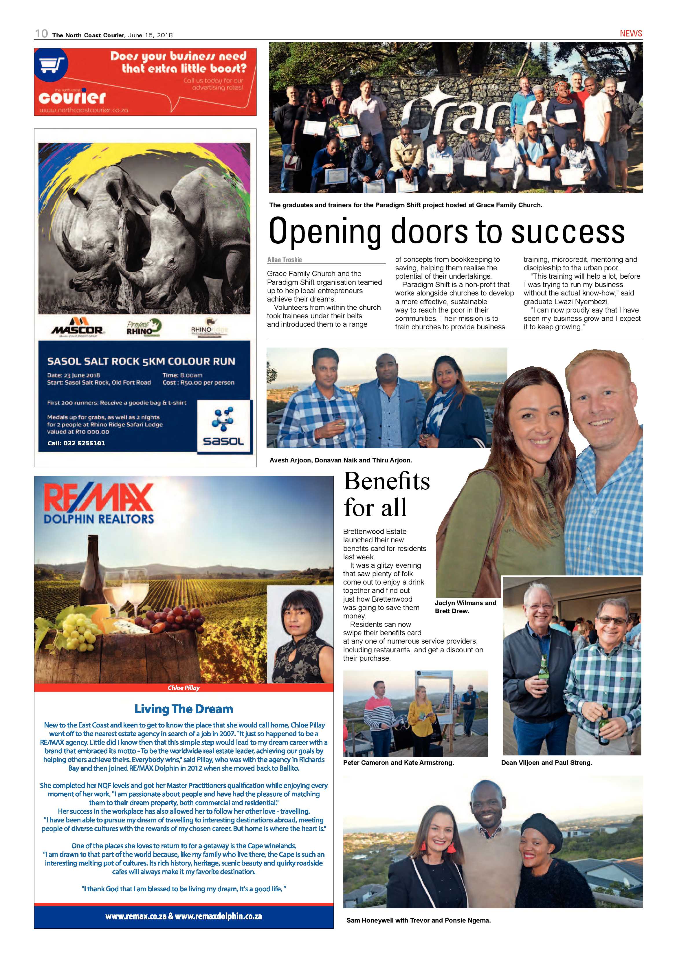 The North Coast Courier – 15 June 2018 page 10
