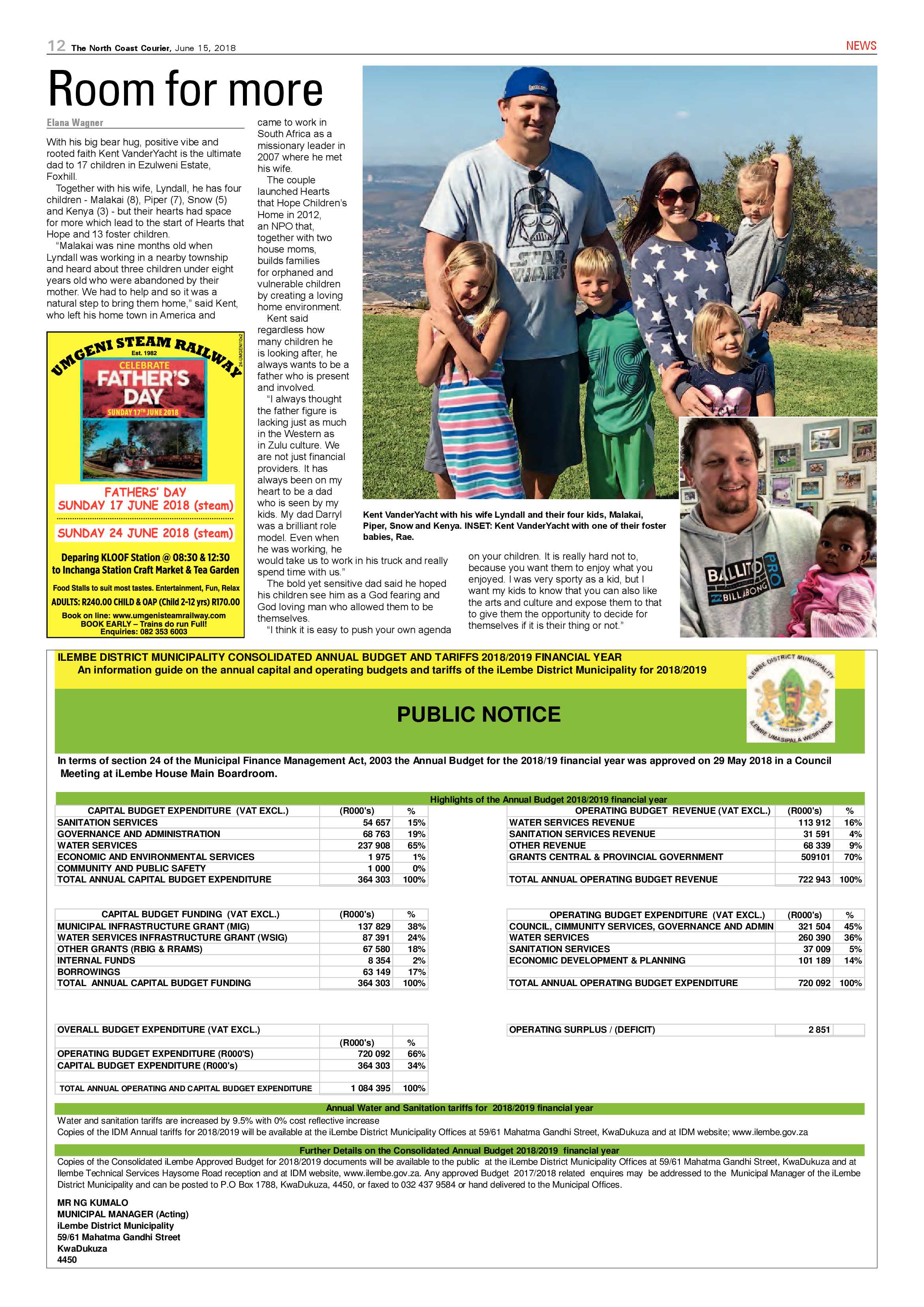 The North Coast Courier – 15 June 2018 page 12