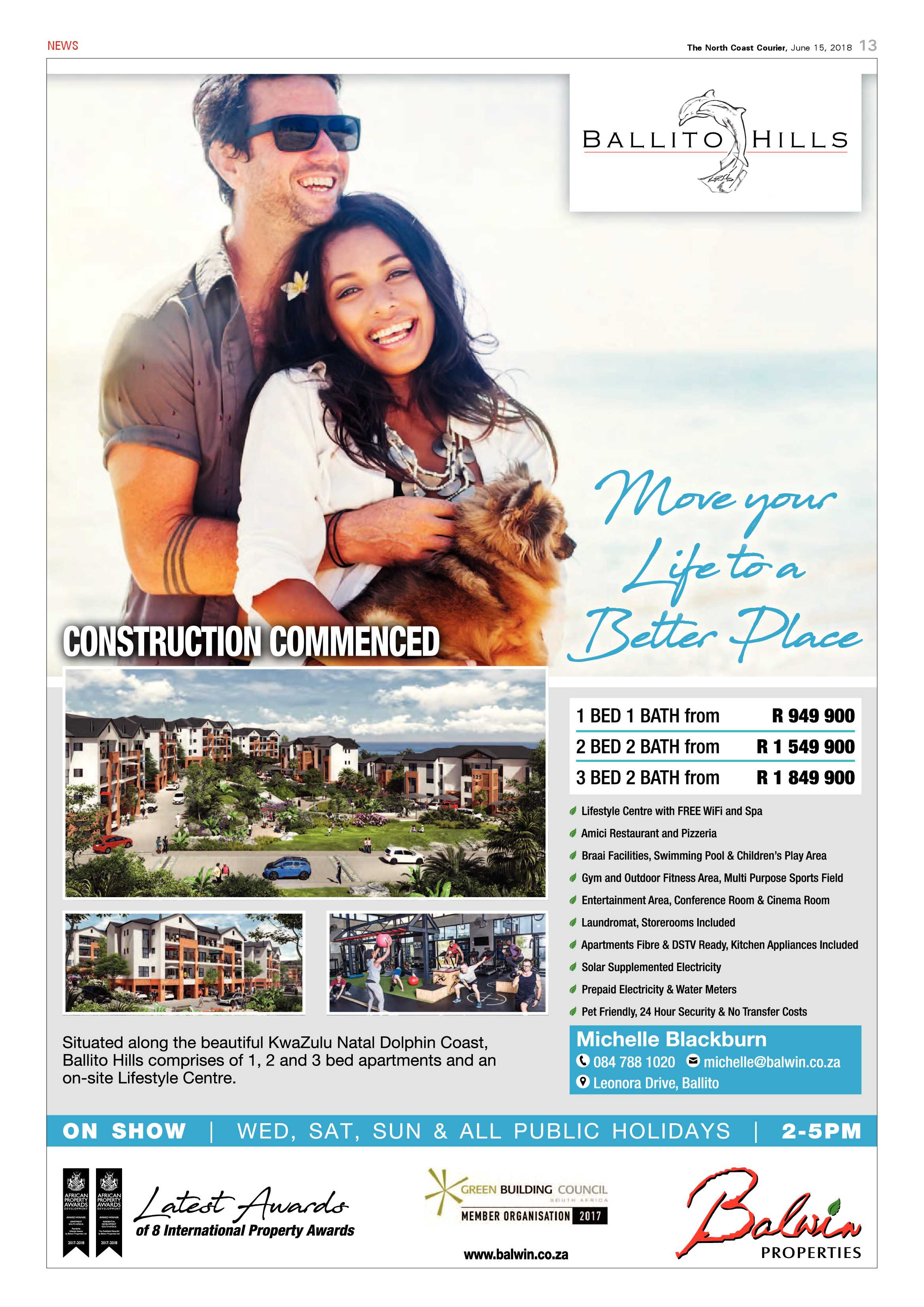 The North Coast Courier – 15 June 2018 page 13