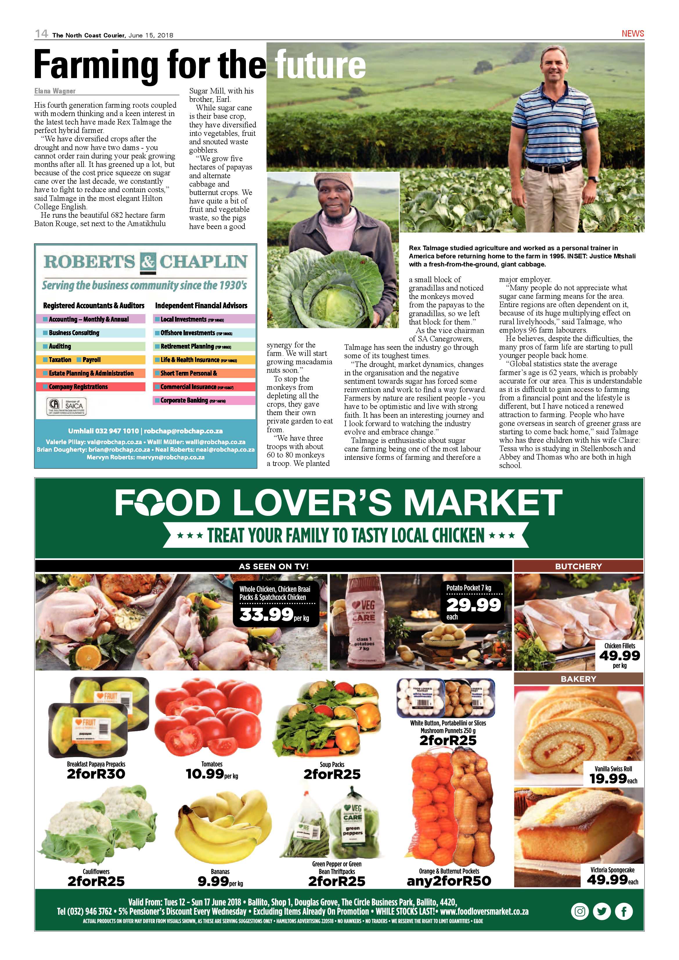 The North Coast Courier – 15 June 2018 page 14