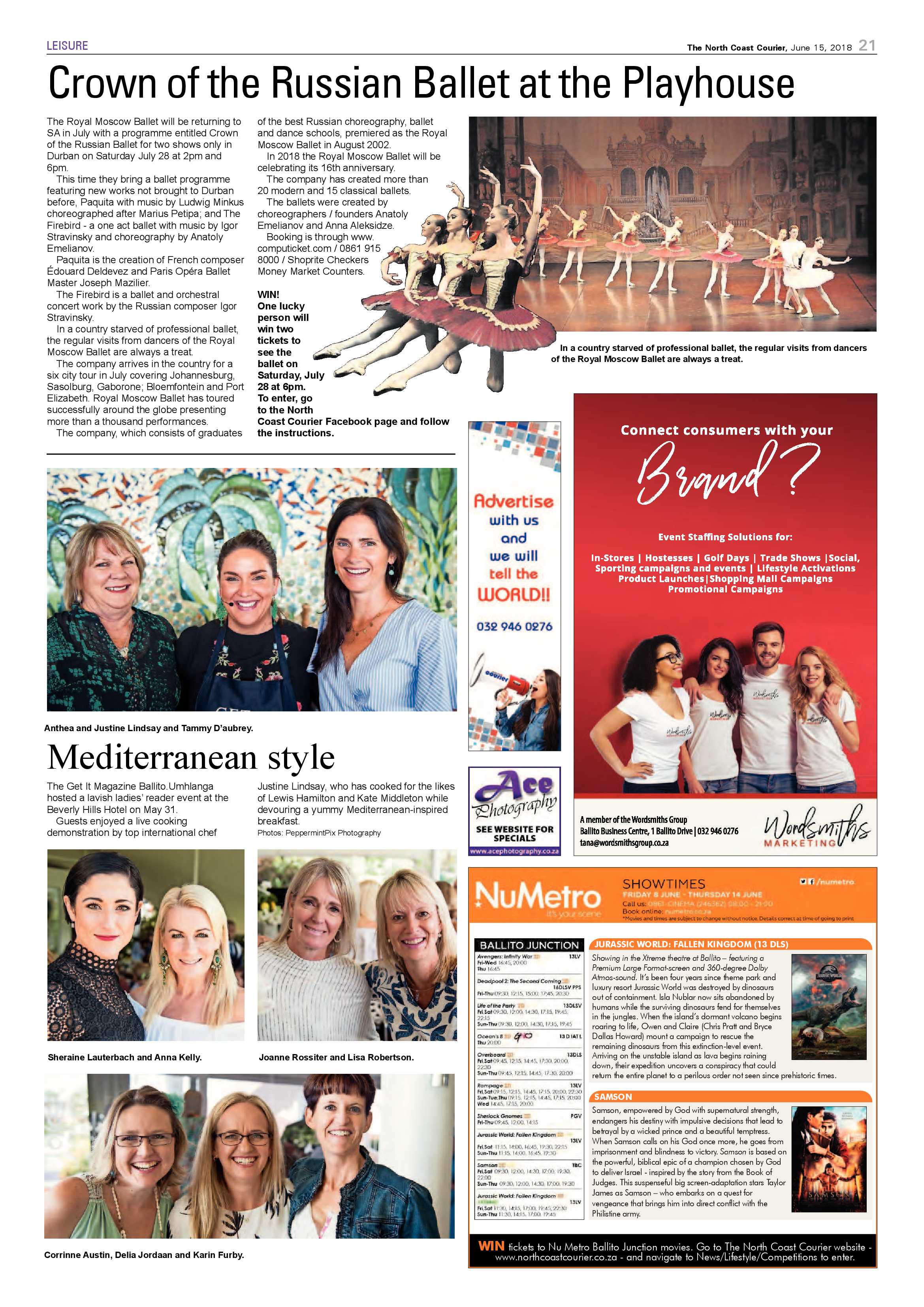The North Coast Courier – 15 June 2018 page 21