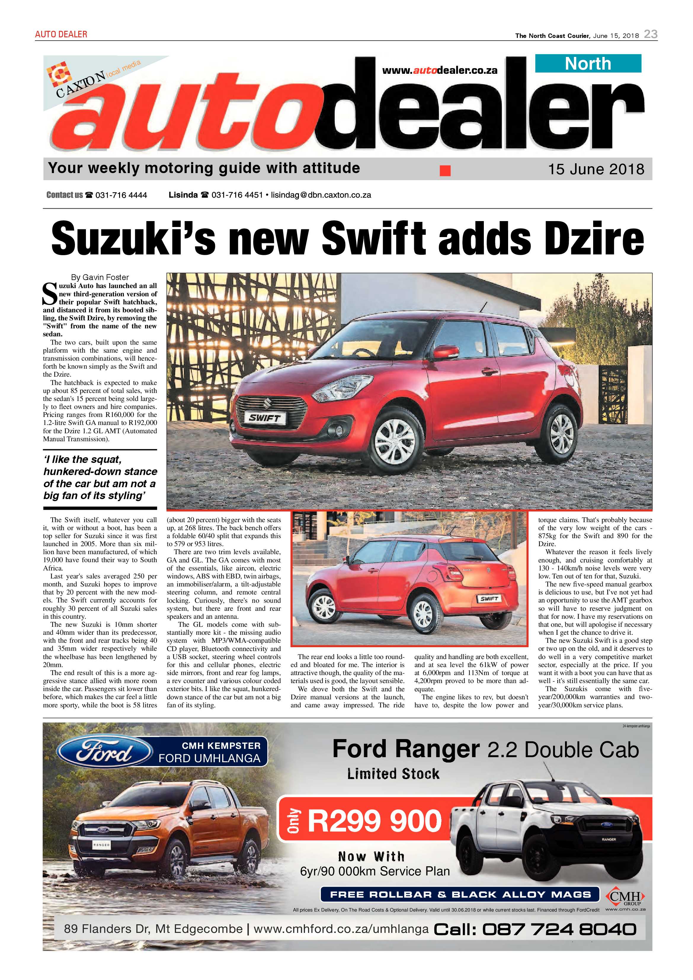 The North Coast Courier – 15 June 2018 page 23