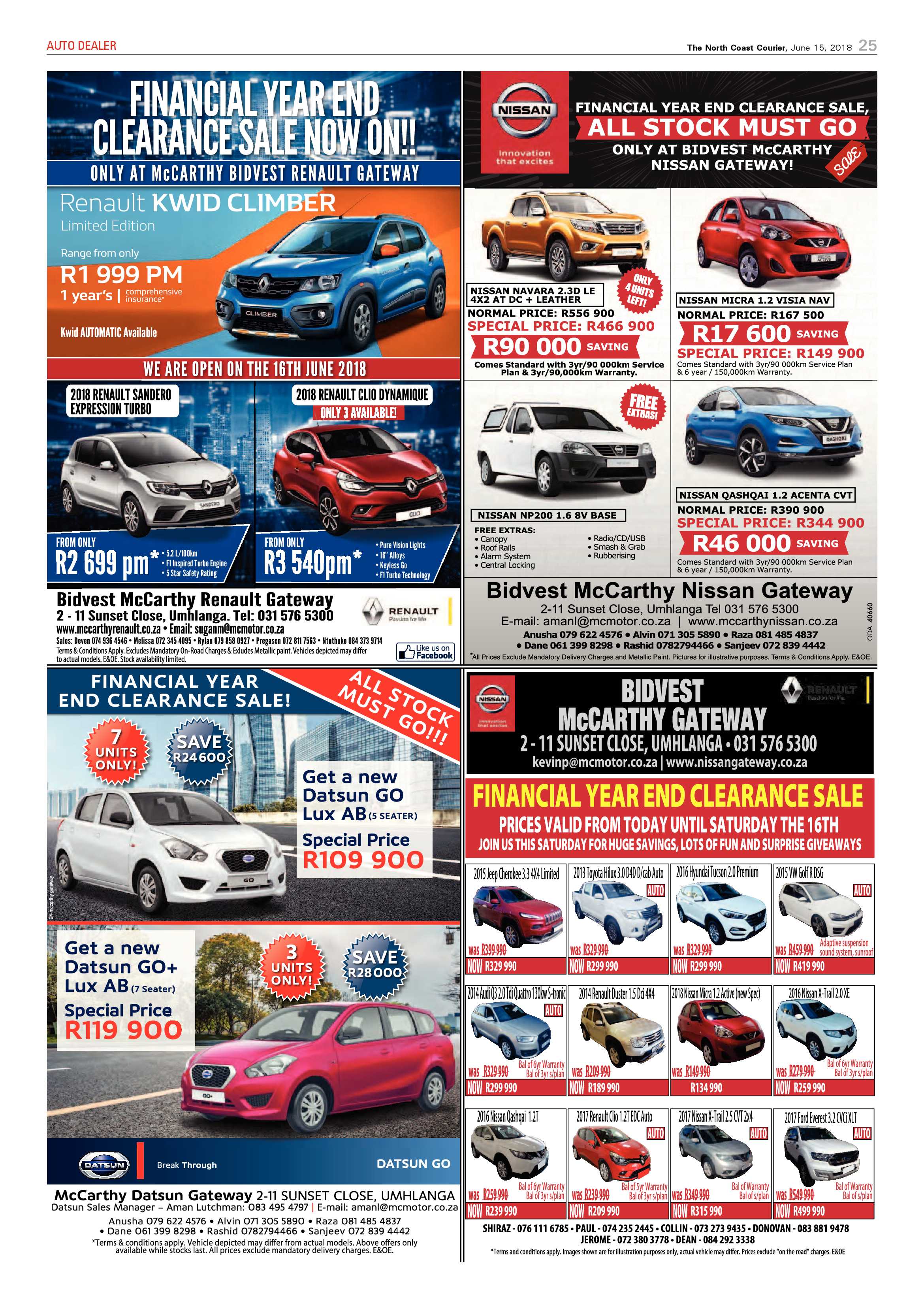 The North Coast Courier – 15 June 2018 page 25