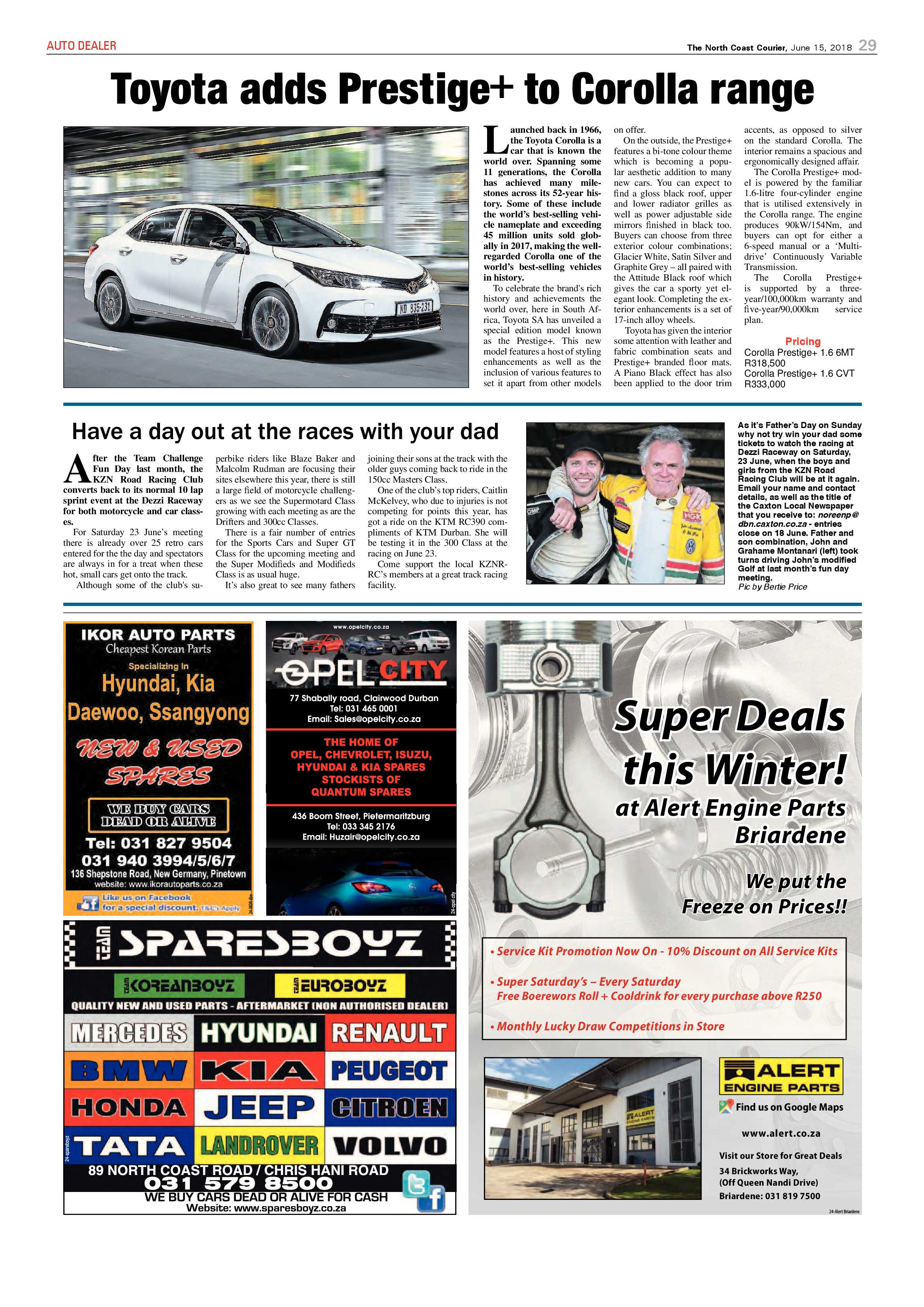 The North Coast Courier – 15 June 2018 page 29