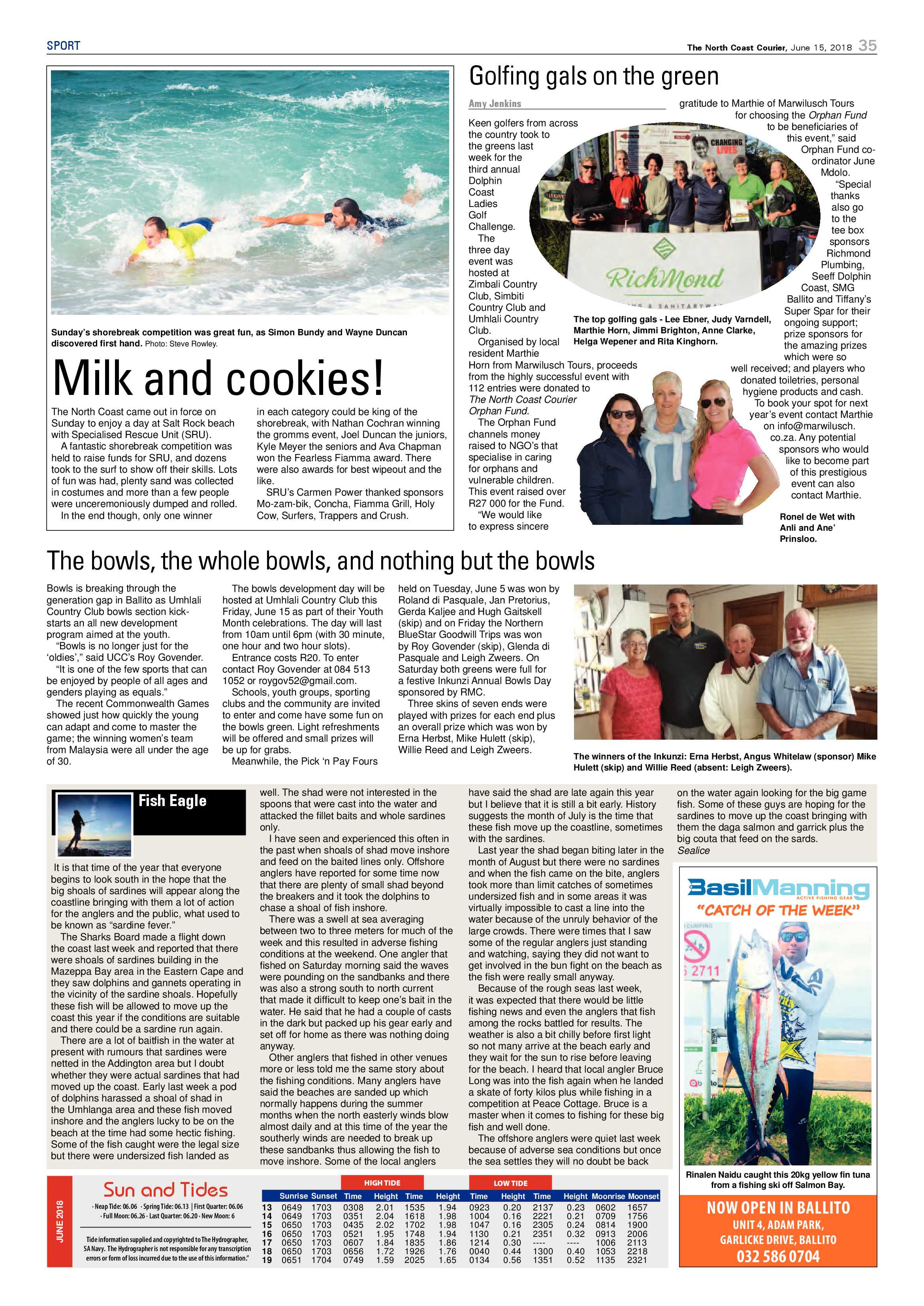 The North Coast Courier – 15 June 2018 page 35