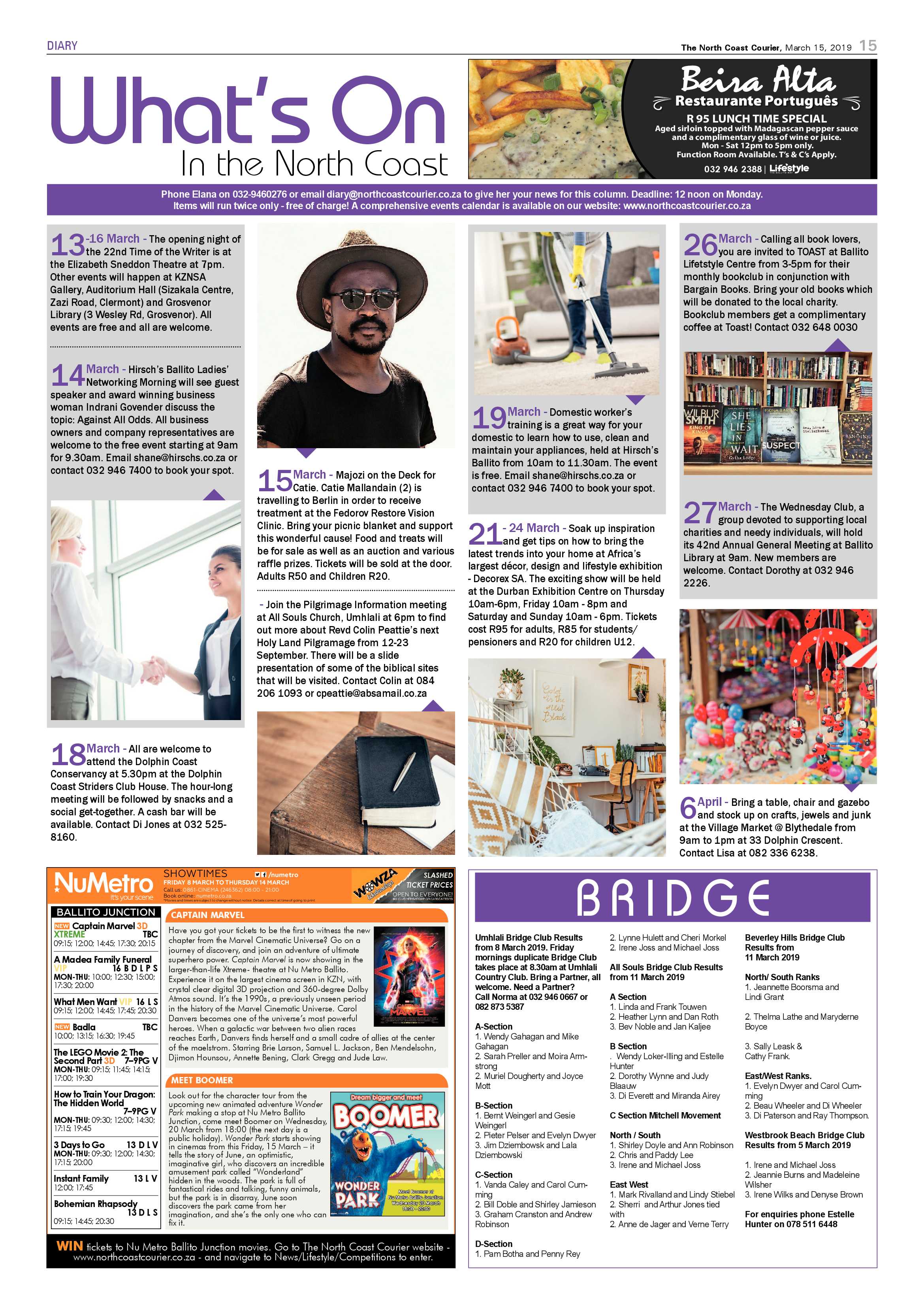 The North Coast Courier – 15 March 2019 page 15
