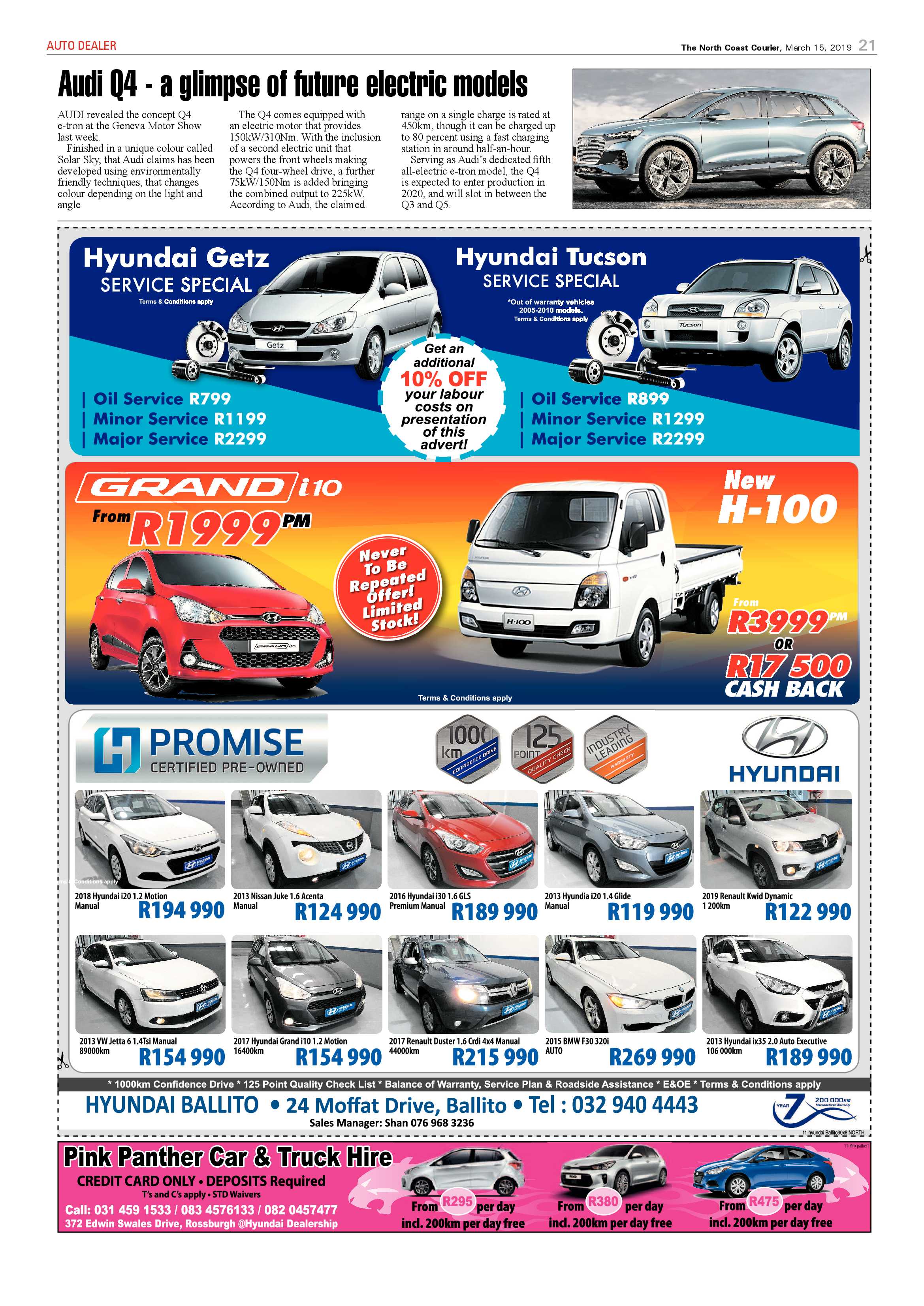 The North Coast Courier – 15 March 2019 page 21
