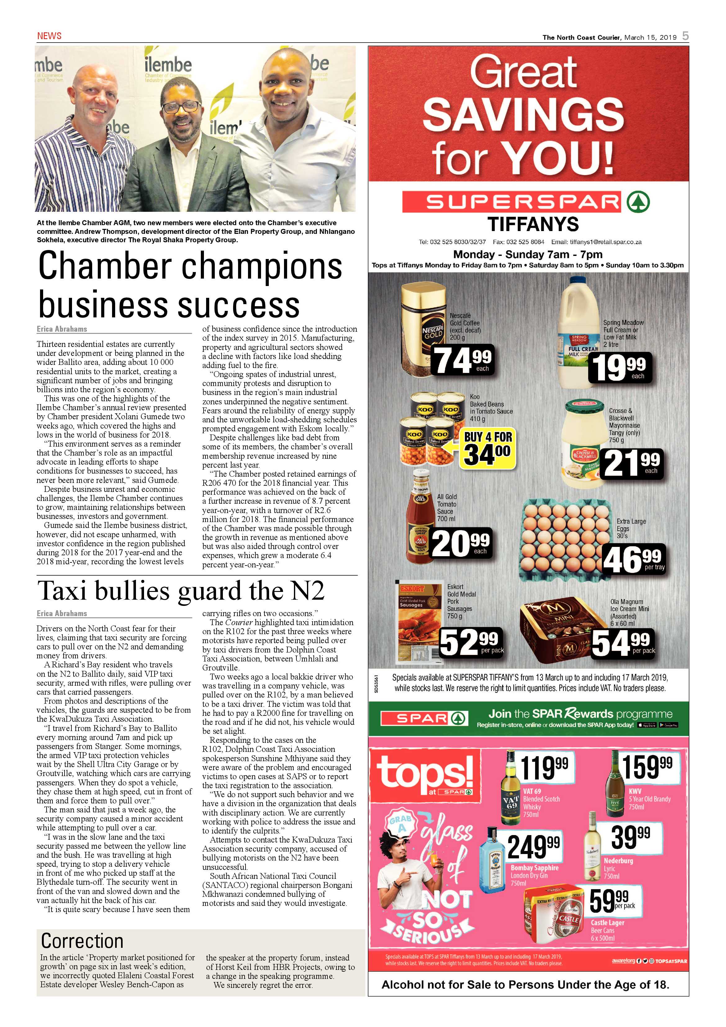 The North Coast Courier – 15 March 2019 page 5