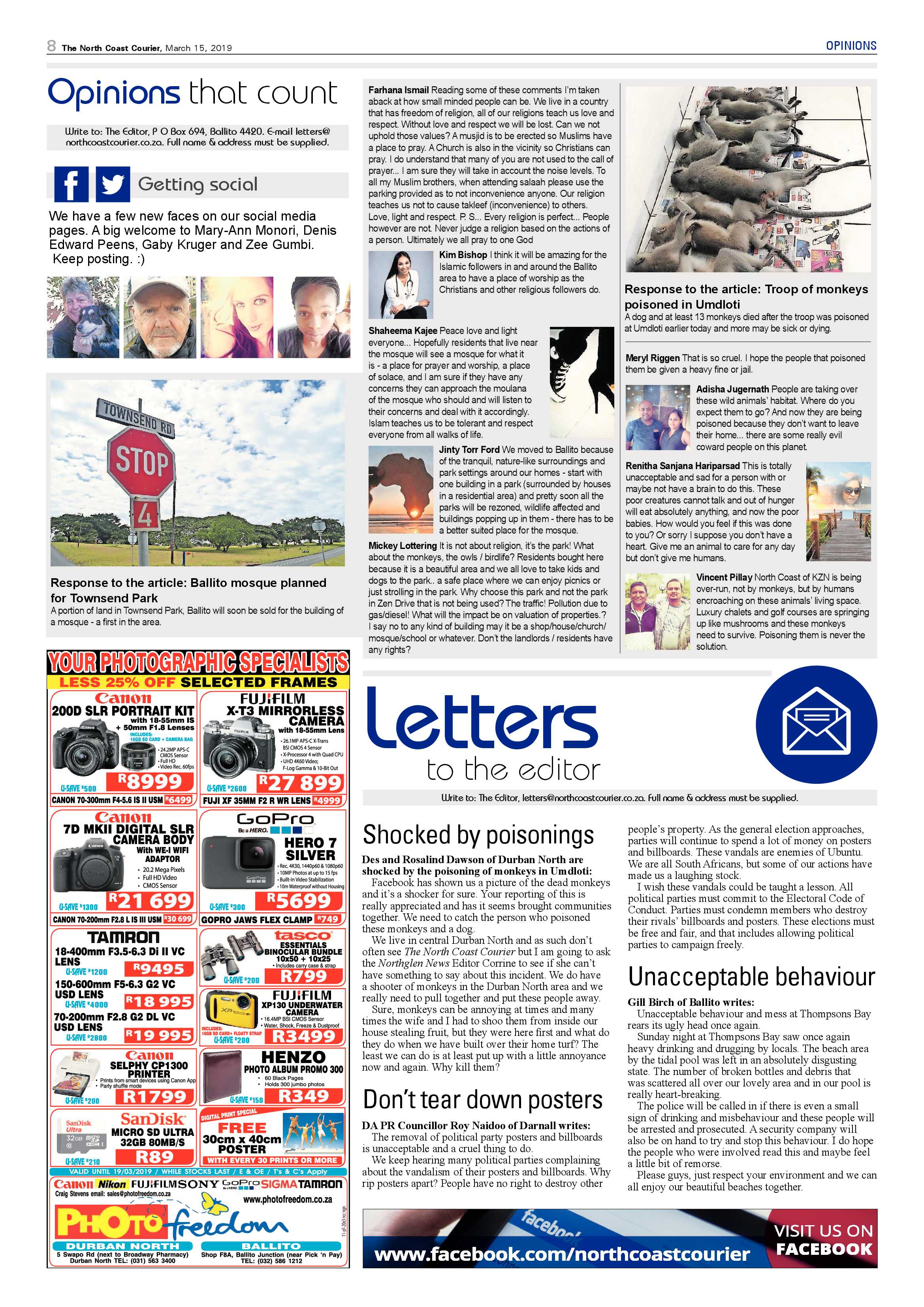 The North Coast Courier – 15 March 2019 page 8