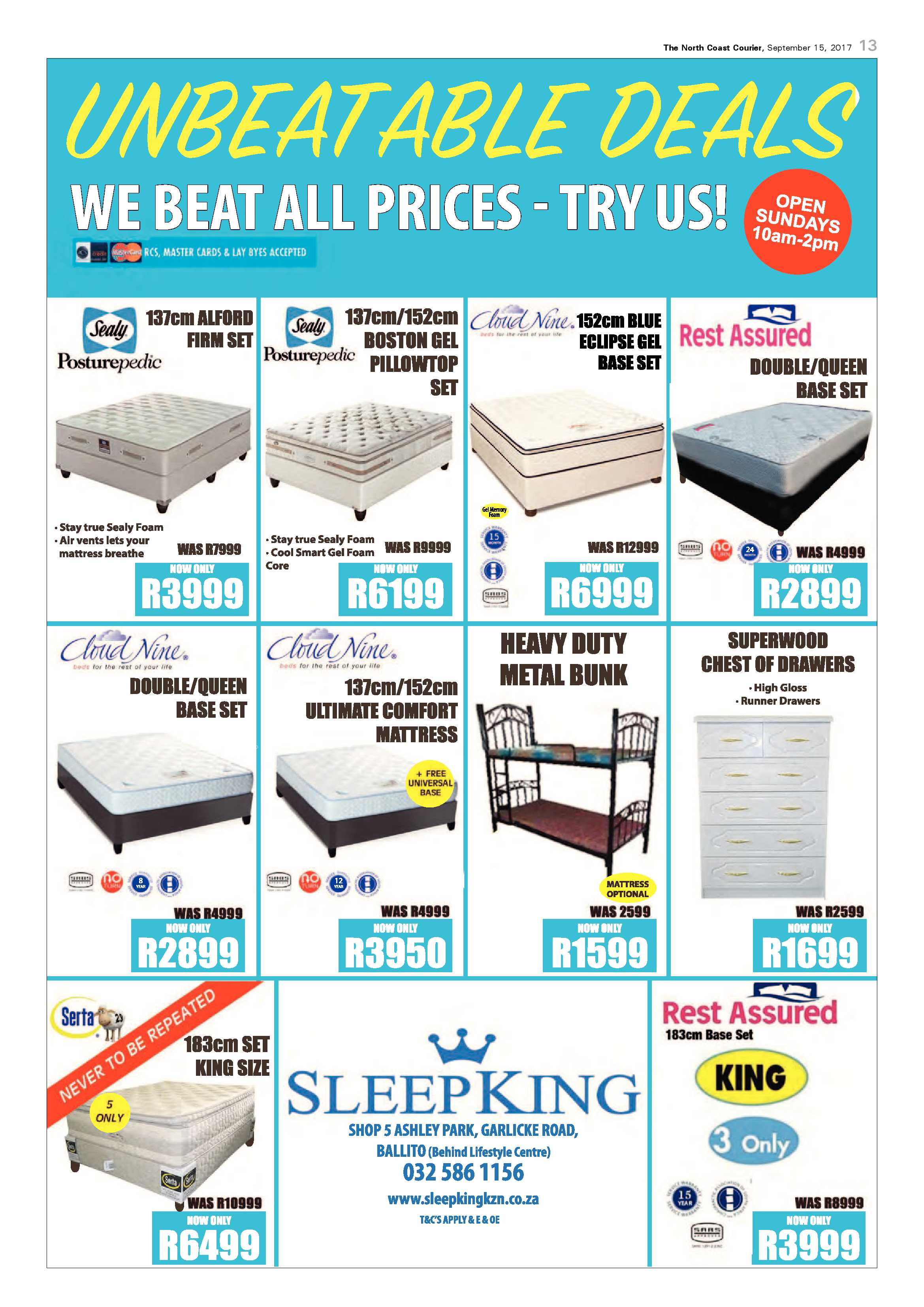 The North Coast Courier – 15 September 2017 page 13