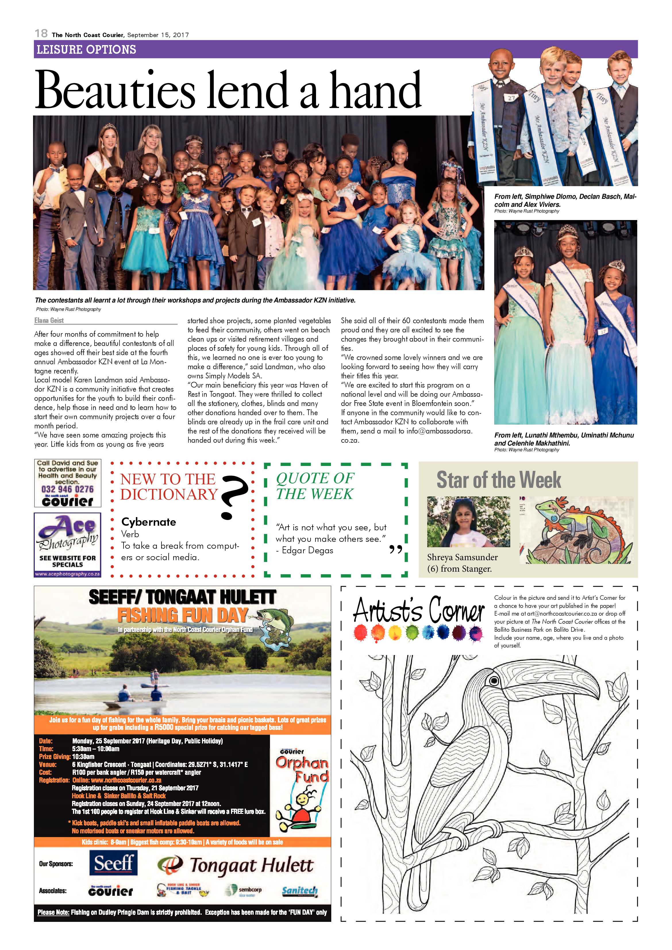The North Coast Courier – 15 September 2017 page 18