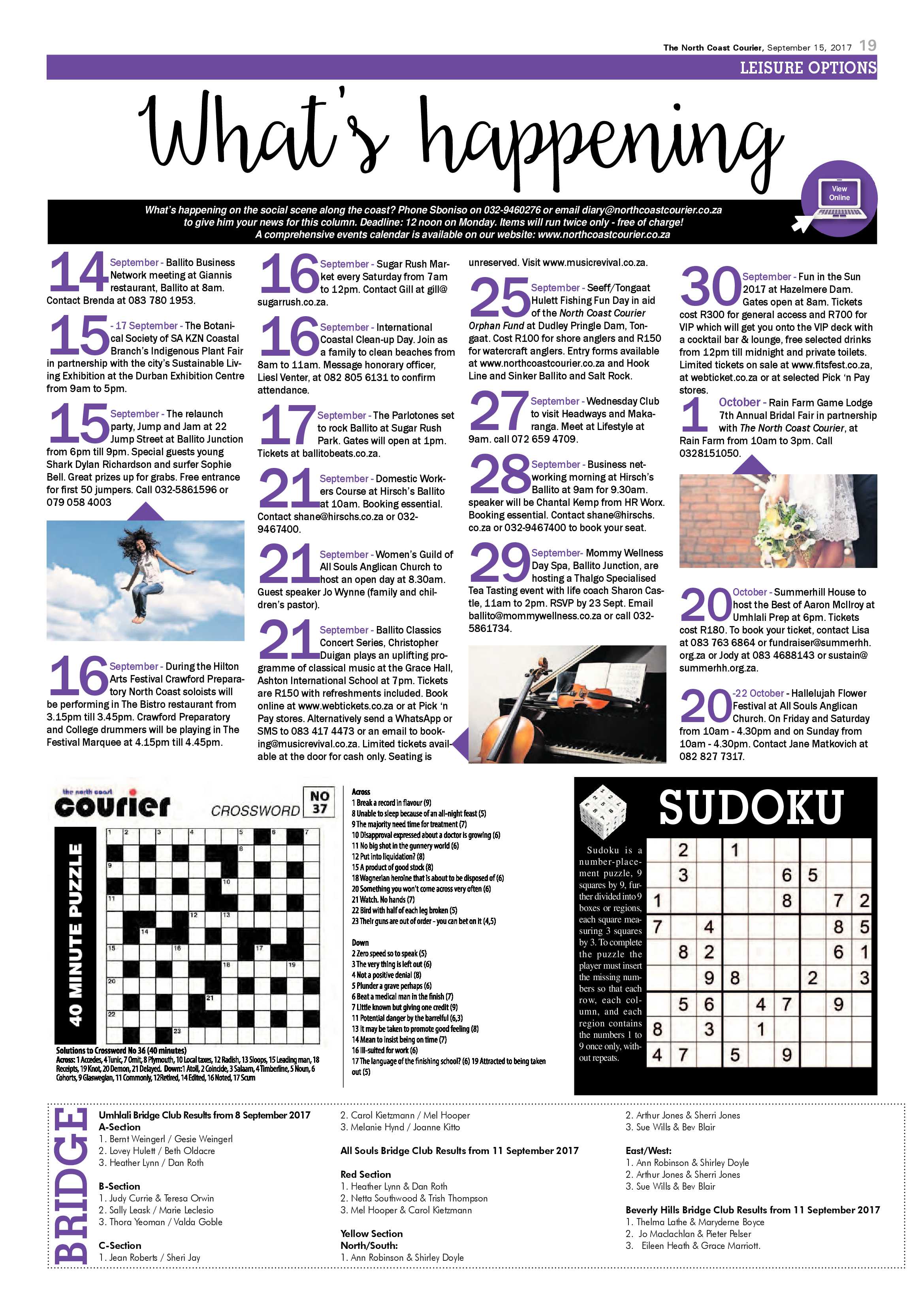 The North Coast Courier – 15 September 2017 page 19