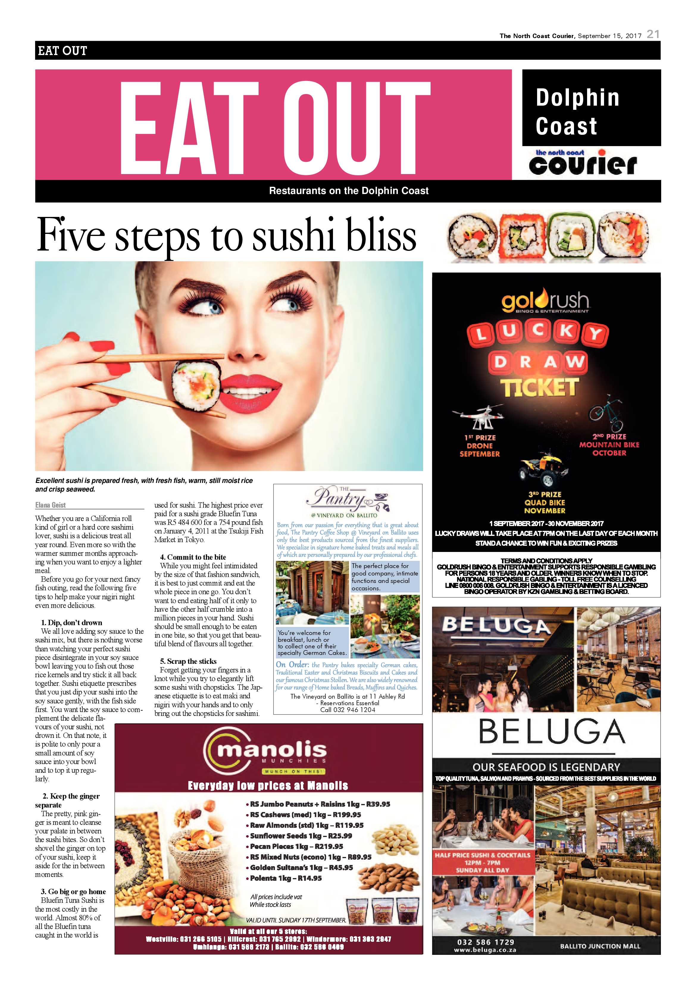 The North Coast Courier – 15 September 2017 page 21