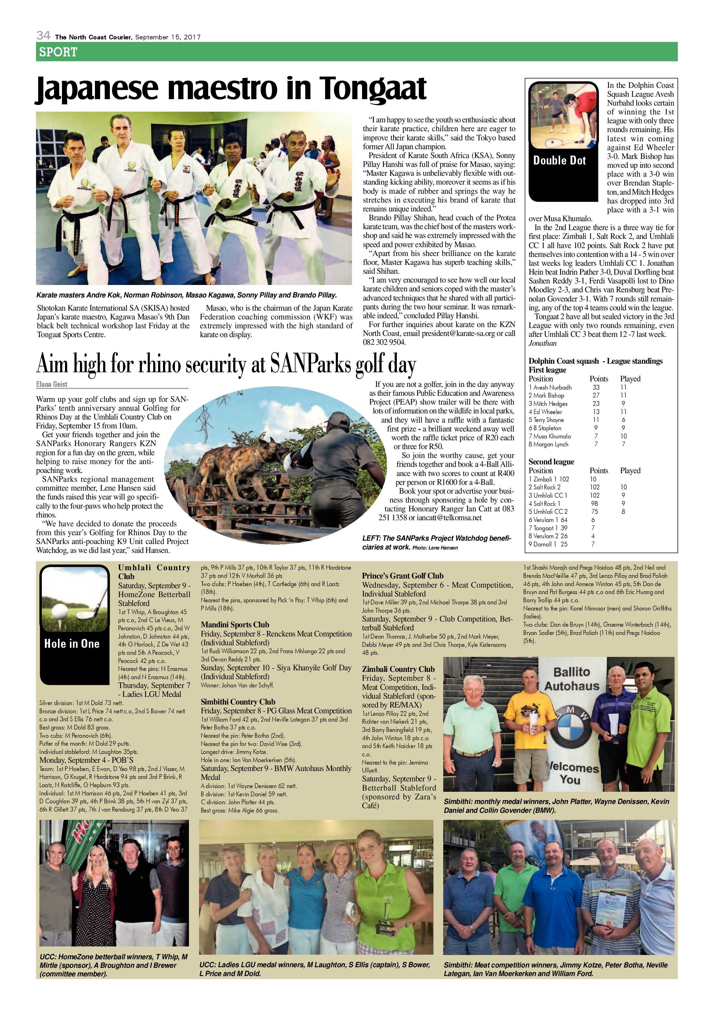 The North Coast Courier – 15 September 2017 page 34