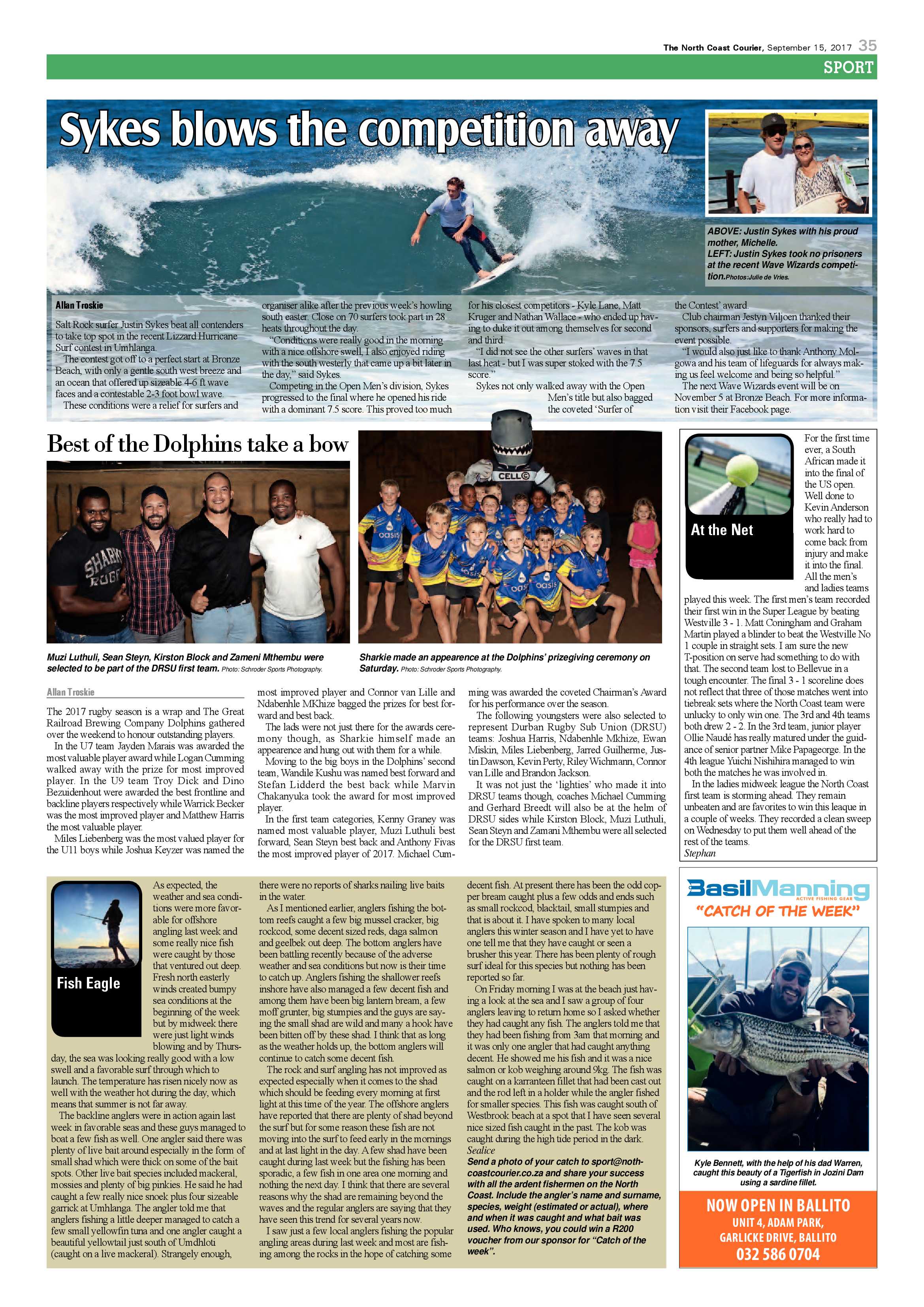 The North Coast Courier – 15 September 2017 page 35