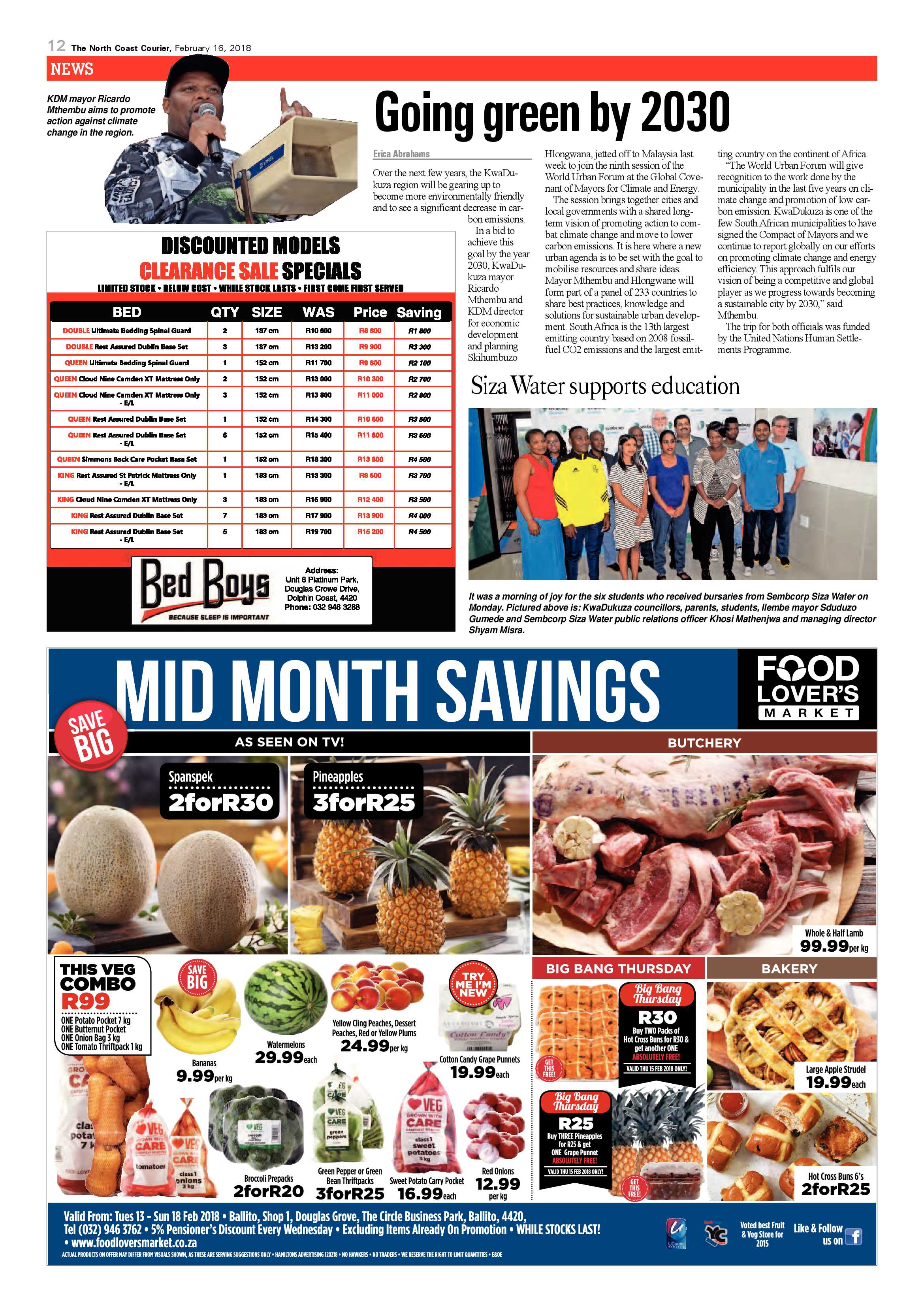 The North Coast Courier – 16 February 2018 page 12