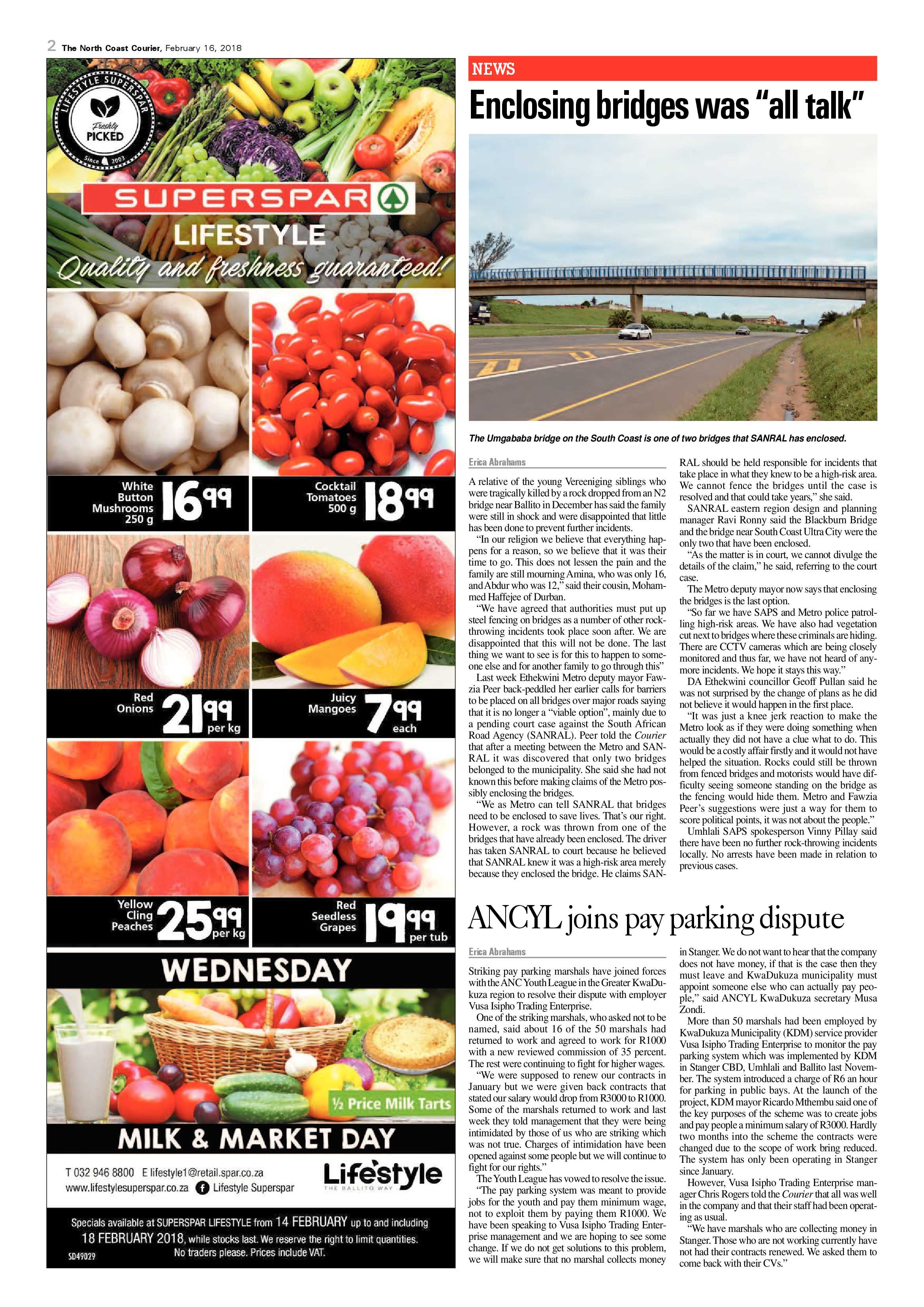 The North Coast Courier – 16 February 2018 page 2