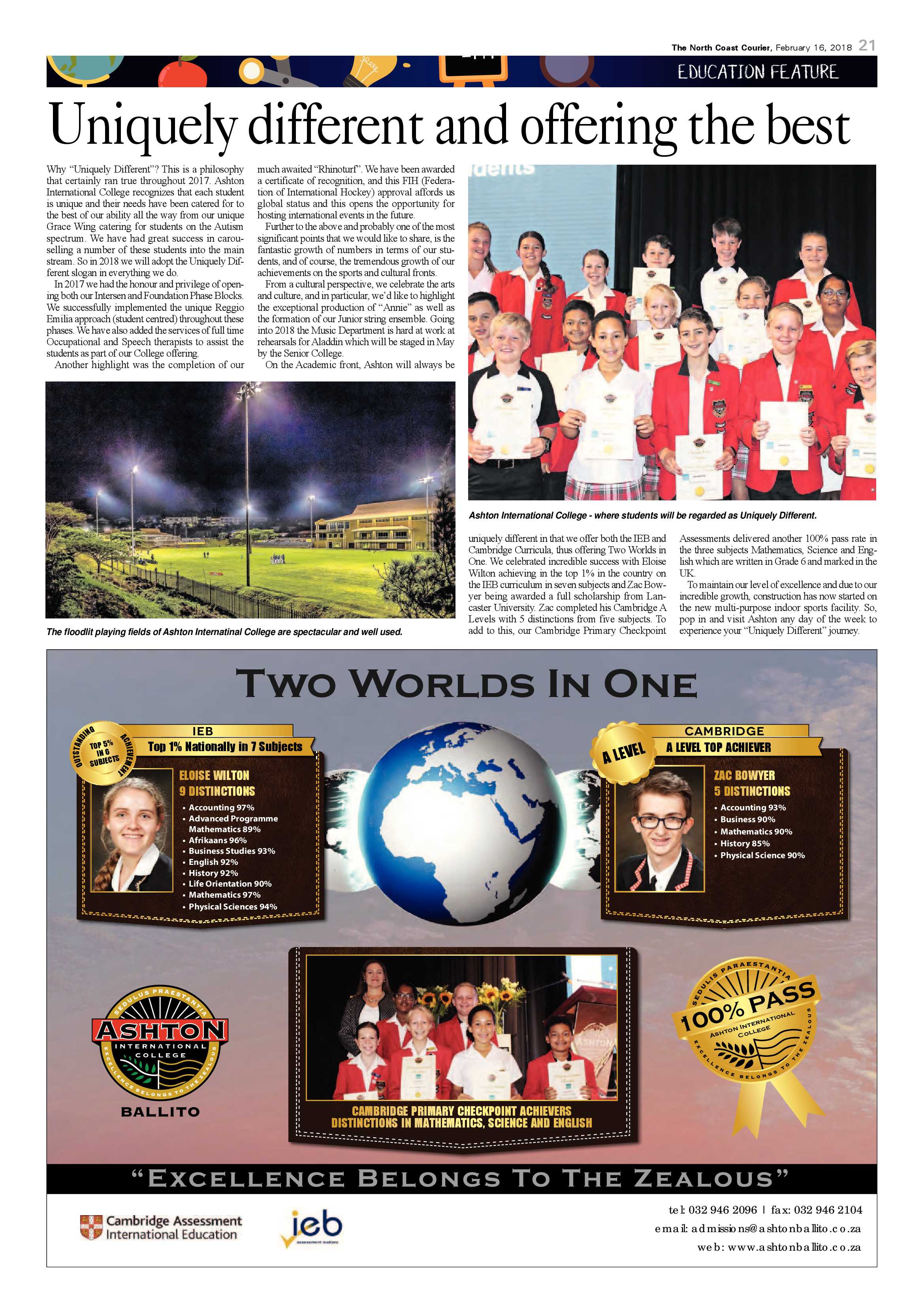 The North Coast Courier – 16 February 2018 page 21