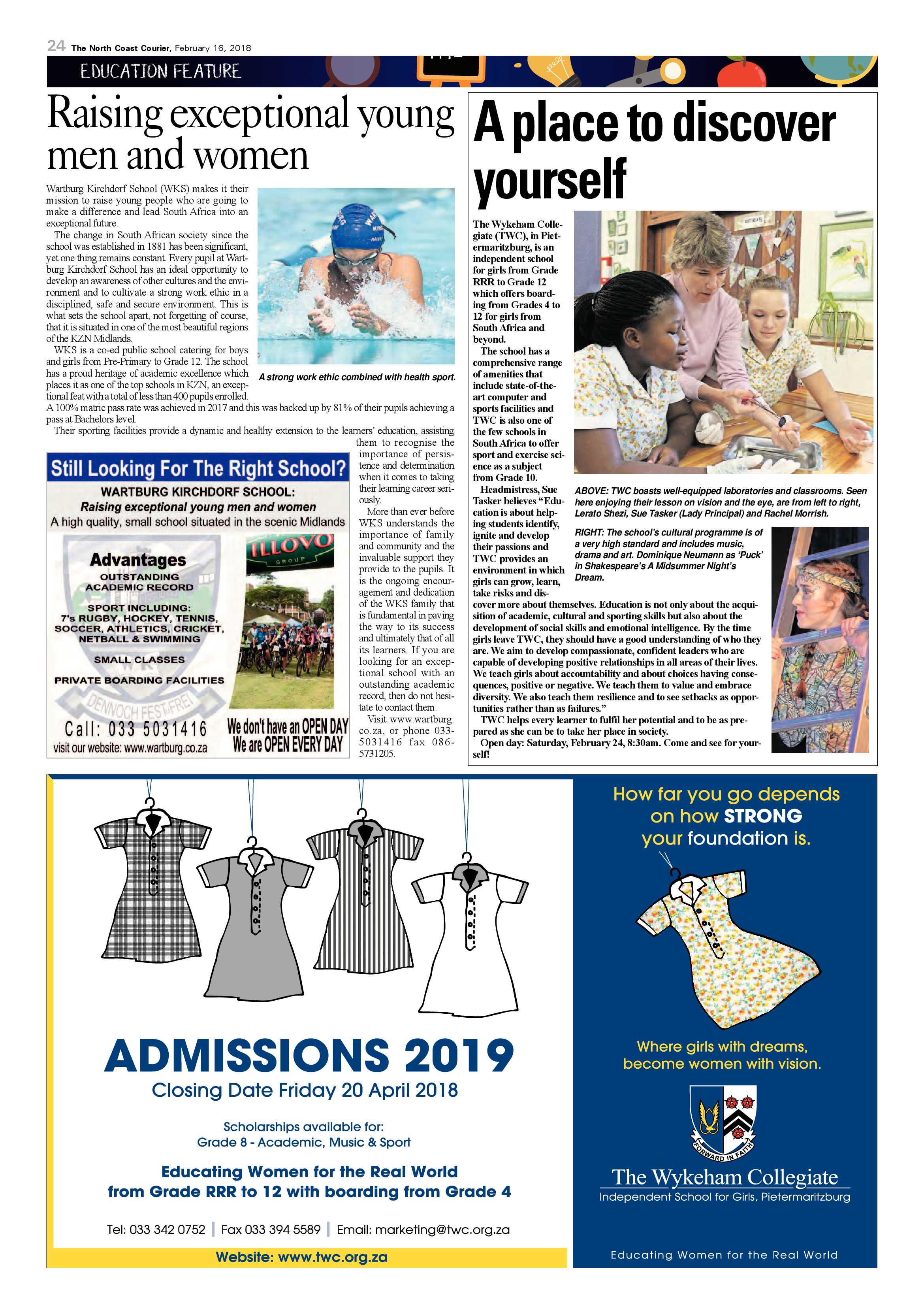 The North Coast Courier – 16 February 2018 page 24